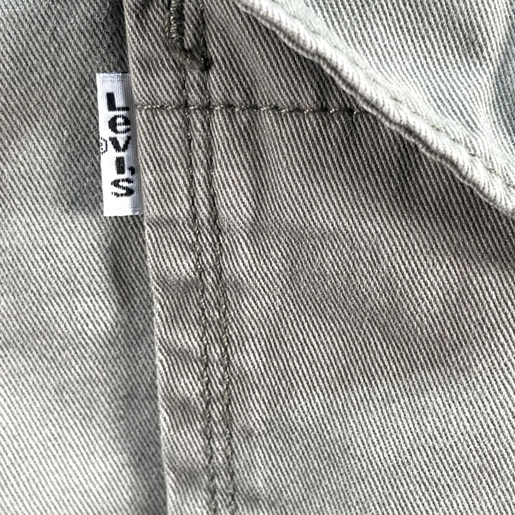 Levi's VINTAGE Levi's Jacket Mens XL Gray Bomber Button Up Cotton Chore Coat Sherpa Lined Size US XL / EU 56 / 4 - 5 Thumbnail