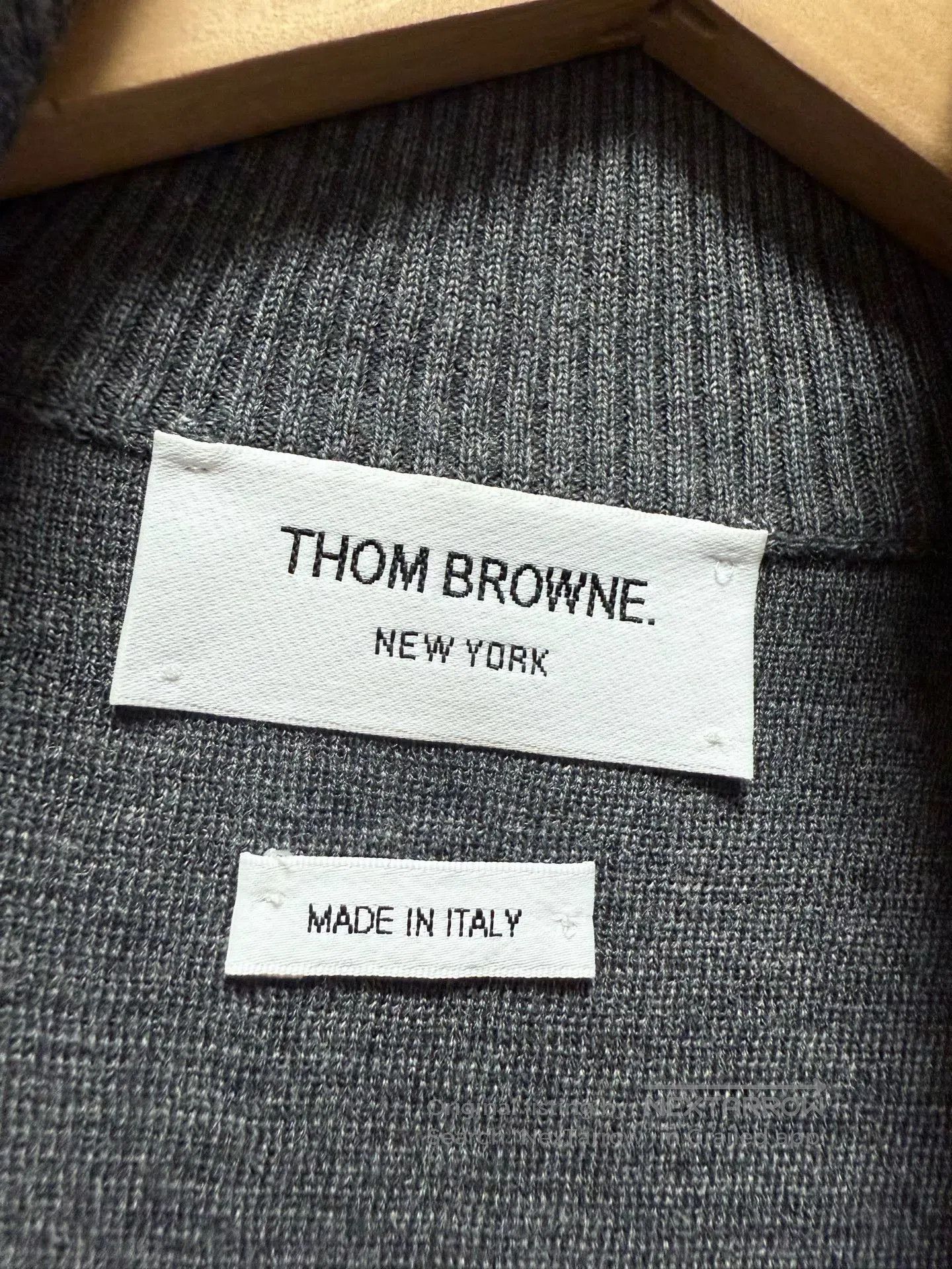 Thom Browne Thom Browne Men's Knitted Zip Pullover. Size US XS / EU 42 / 0 - 3 Thumbnail