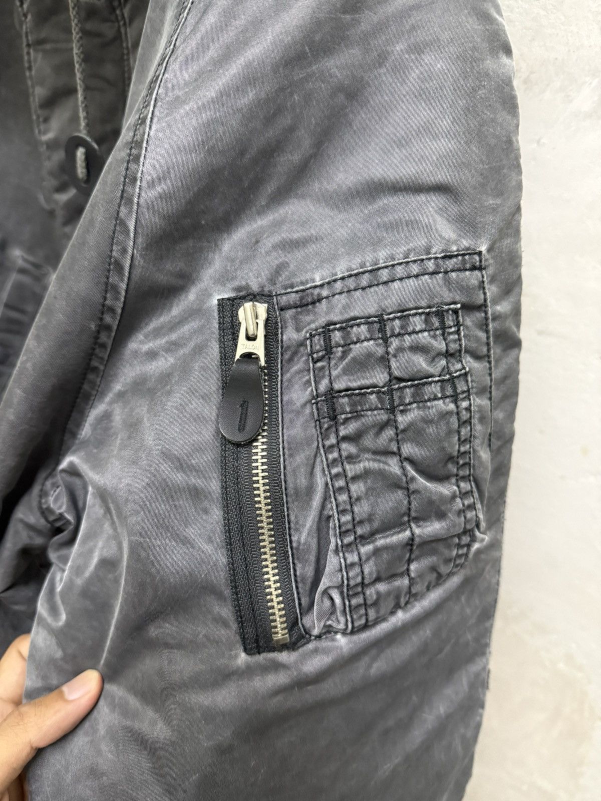 Le Grande Bleu (L.G.B.) 90s Archive N-2B Stonewashed Flight Jacket lgb style Size US L / EU 52-54 / 3 - 6 Thumbnail