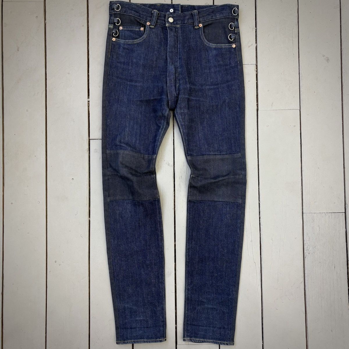 Comme des Garcons Ganryu Deconstructed Denim Size US 32 / EU 48 - 2 Thumbnail