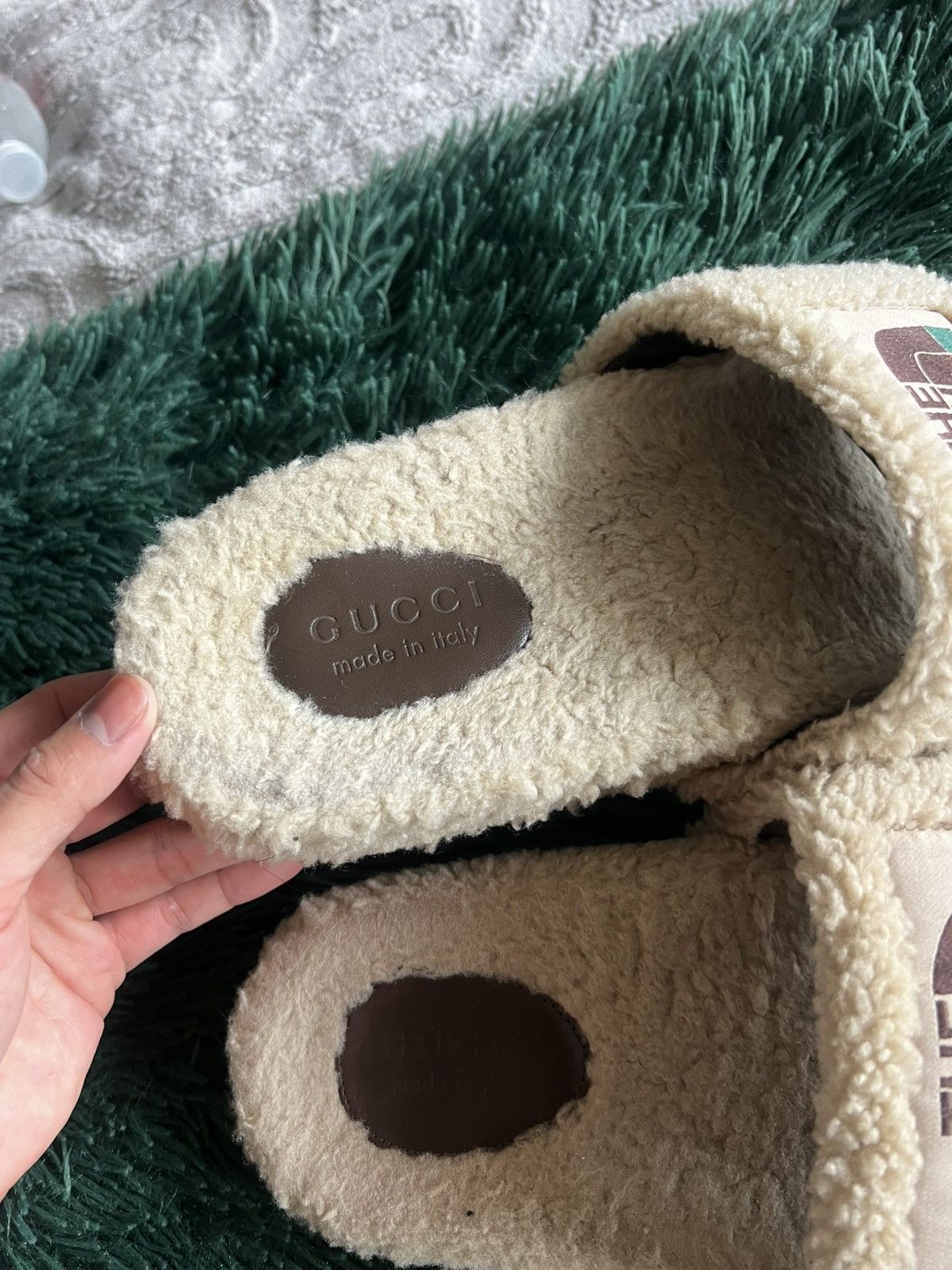 Gucci × The North Face The North Face x Gucci Merino Wool Slides Size 9 Size US 8 / EU 41 - 3 Thumbnail