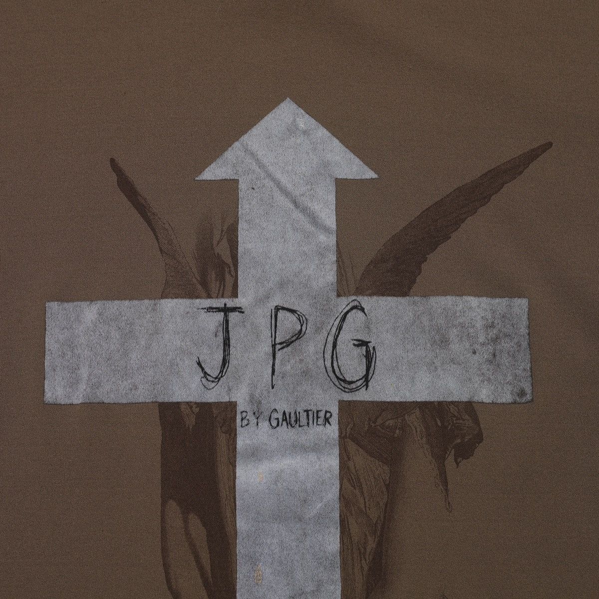 Jean Paul Gaultier Jean Paul Gaultier Nylon JPG Logo Tee cross Mesh Angel Size S / US 4 / IT 40 - 4 Thumbnail