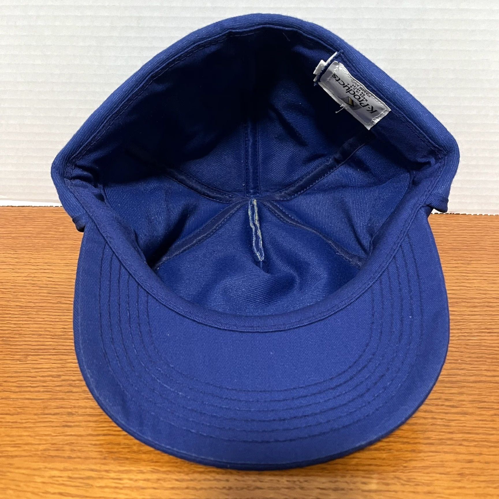 Vintage VINTAGE K-Products Bunge Hat Cap Winter Trapper Ear Neck Flap Blue Mens Adult 6 7/8 - 7 5/8 Trucker Hat 90s Punk Retro Rock Adjustable Neck Flap Men Size ONE SIZE - 7 Thumbnail