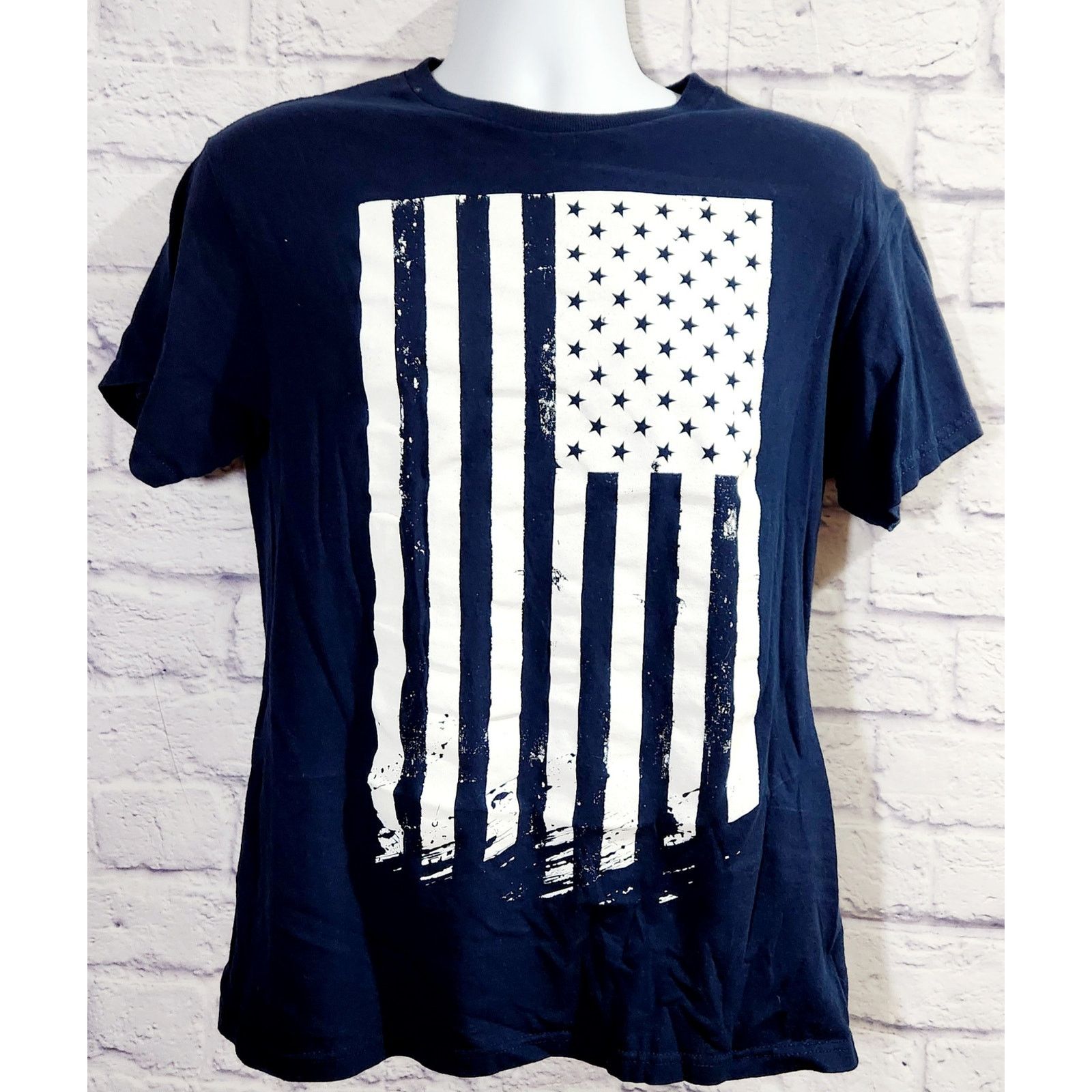 Other Lifestyle Classics Blue American Distressed Flag Shirt M Size US M / EU 48-50 / 2 - 1 Thumbnail