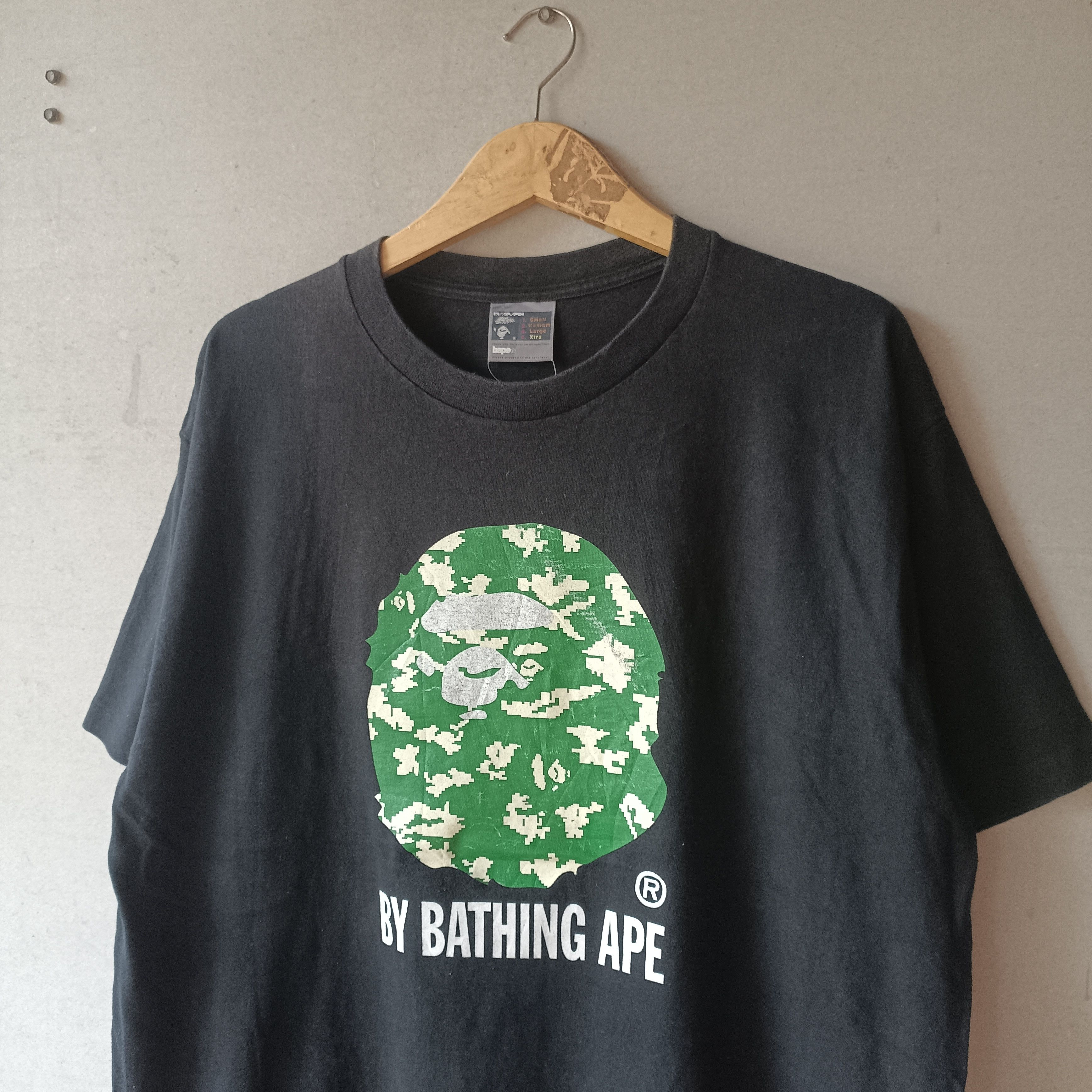 Bape Bape Ape Head Green Digi Camo logo Size US XL / EU 56 / 4 - 2 Thumbnail