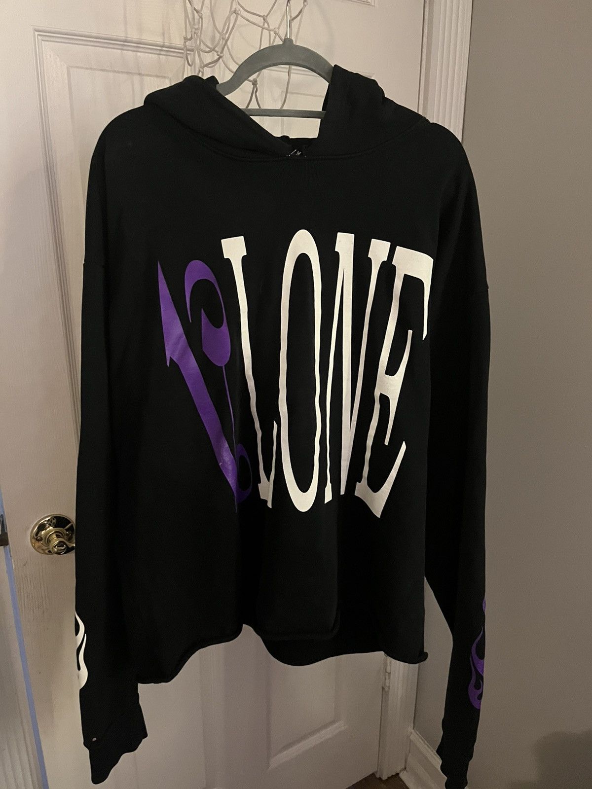 R*r様 $*y様 VLONE/Palm Angels フレイムプリント パーカ Vlone x Palm Angels Hoodie Black/Red | Parallel