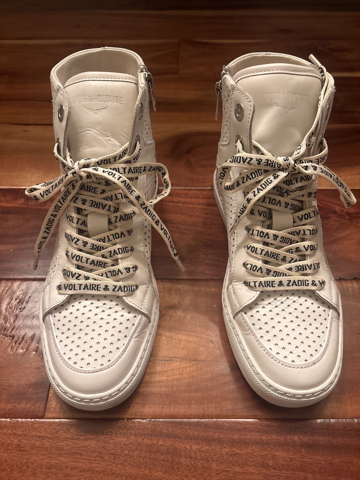 Zadig & Voltaire Zadig & Voltaire White High Tops Size US 8 / IT 38 - 2 Thumbnail