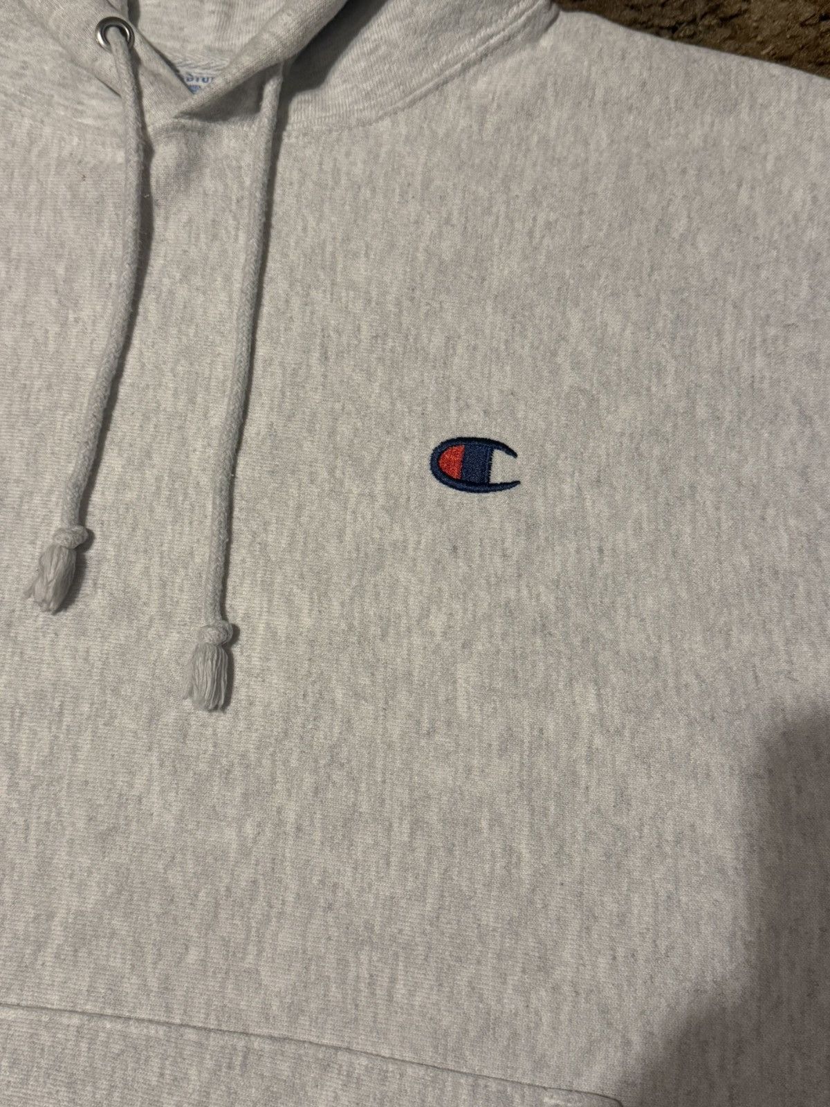 Champion Vintage Champion Small Logo Reverse Weave Hoodie Grey Medium Size US M / EU 48-50 / 2 - 3 Thumbnail