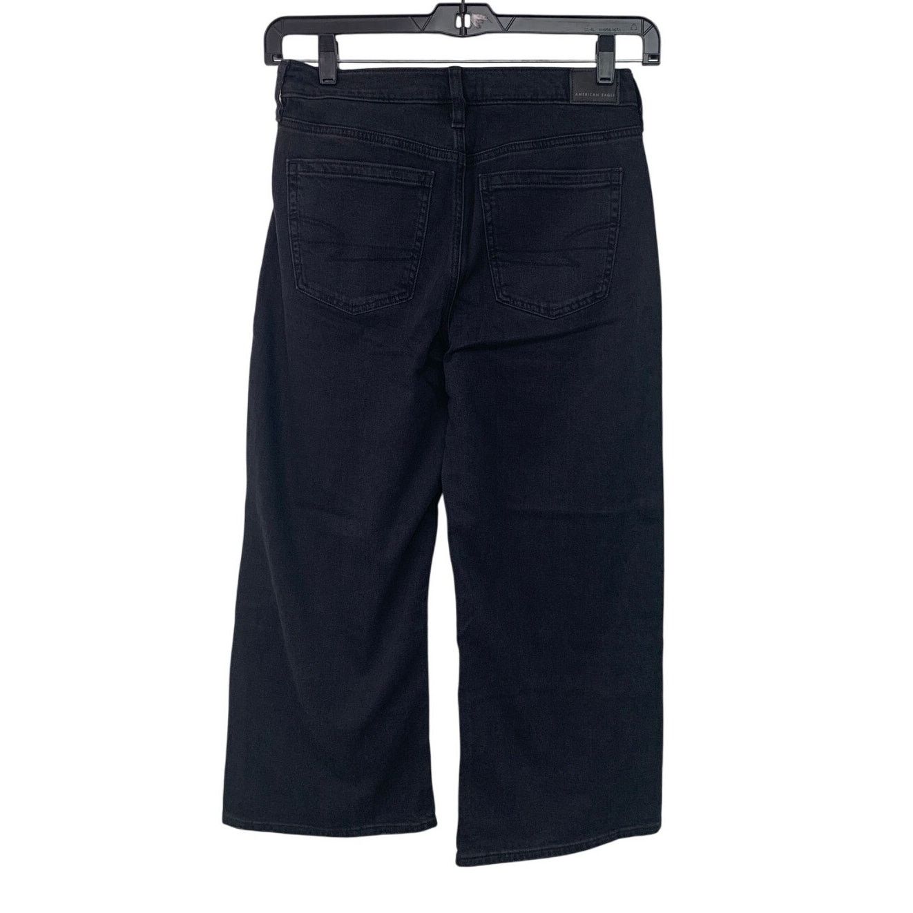 American Eagle Outfitters New American Eagle Womens Size 4 Cotton Blend Wide Leg Jeans Size 27" / US 4 / IT 40 - 3 Thumbnail