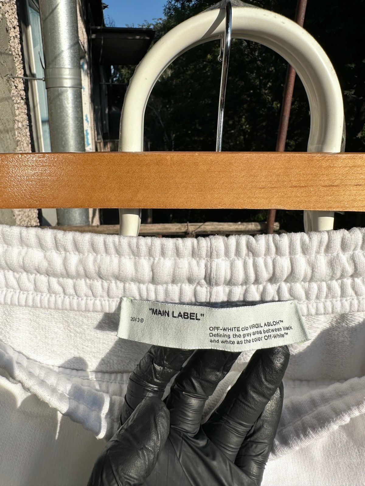 Off-White Off-White Golden Ratio White Sweatpants Size US 30 / EU 46 - 18 Thumbnail