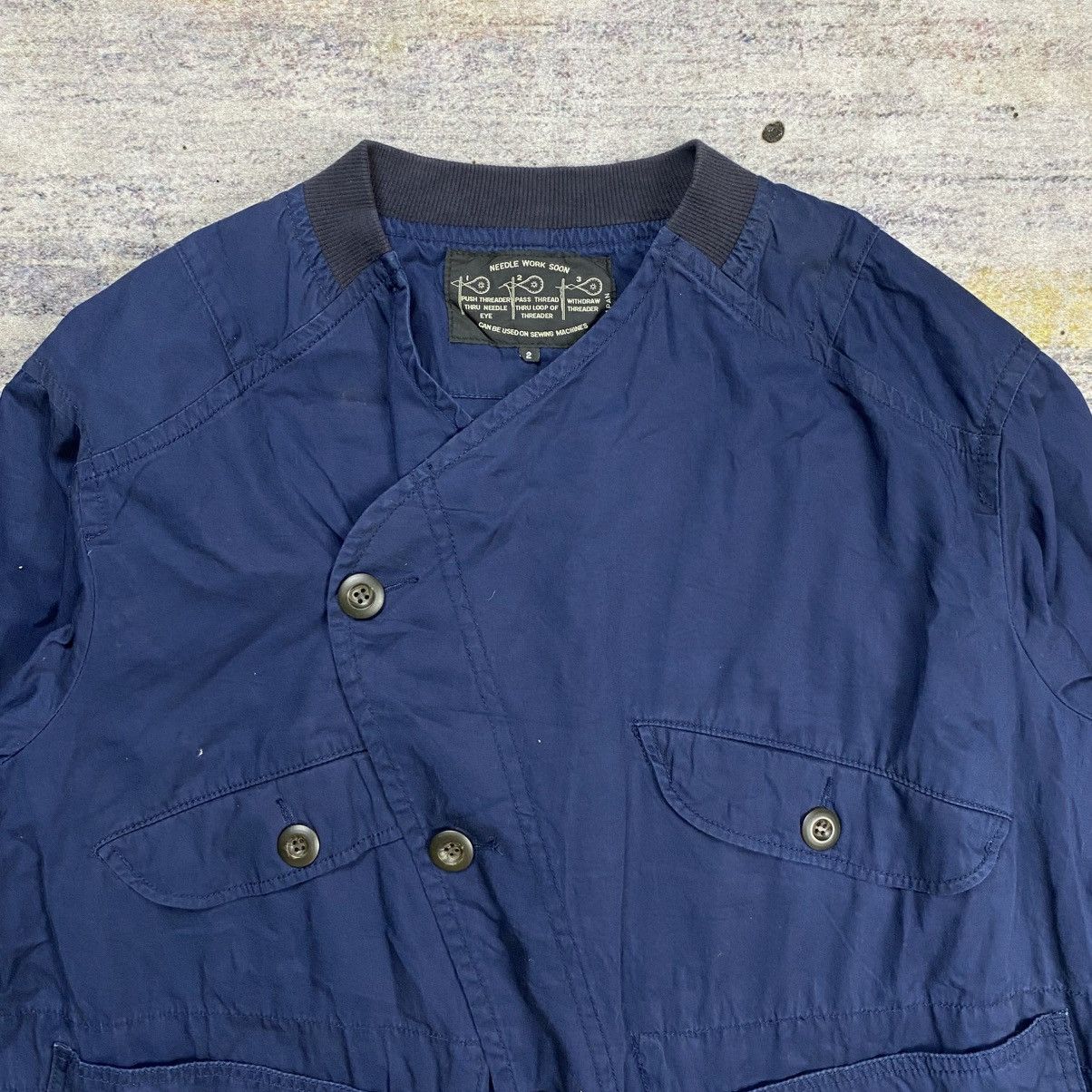 Japanese Brand Needle work soon asymmetrical button jacket Size US M / EU 48-50 / 2 - 4 Thumbnail