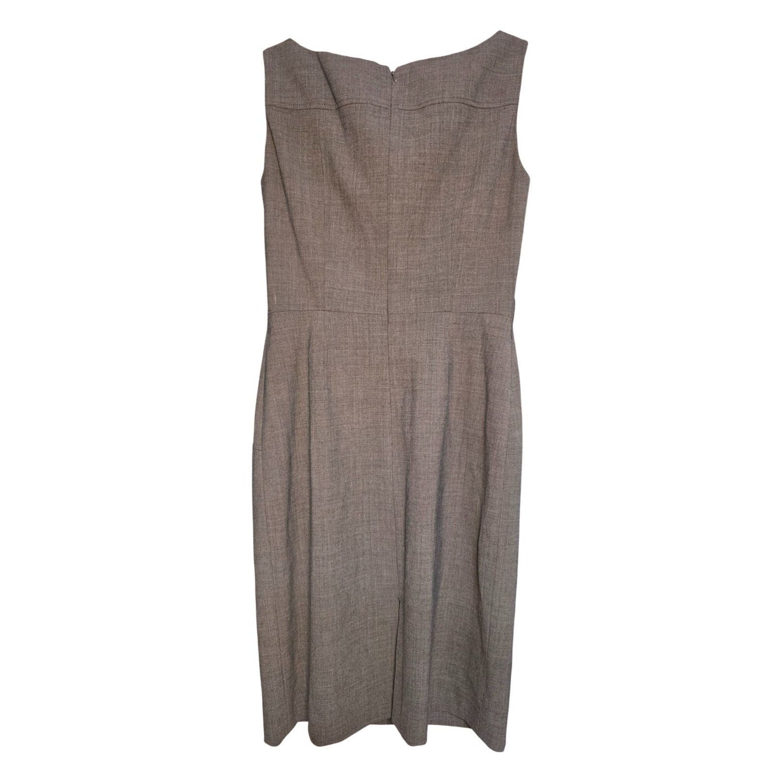 Antonio Marras Antonio Melani Women Pencil Dress Gray Sleeveless size 2 Size XS / US 0-2 / IT 36-38 - 6 Thumbnail