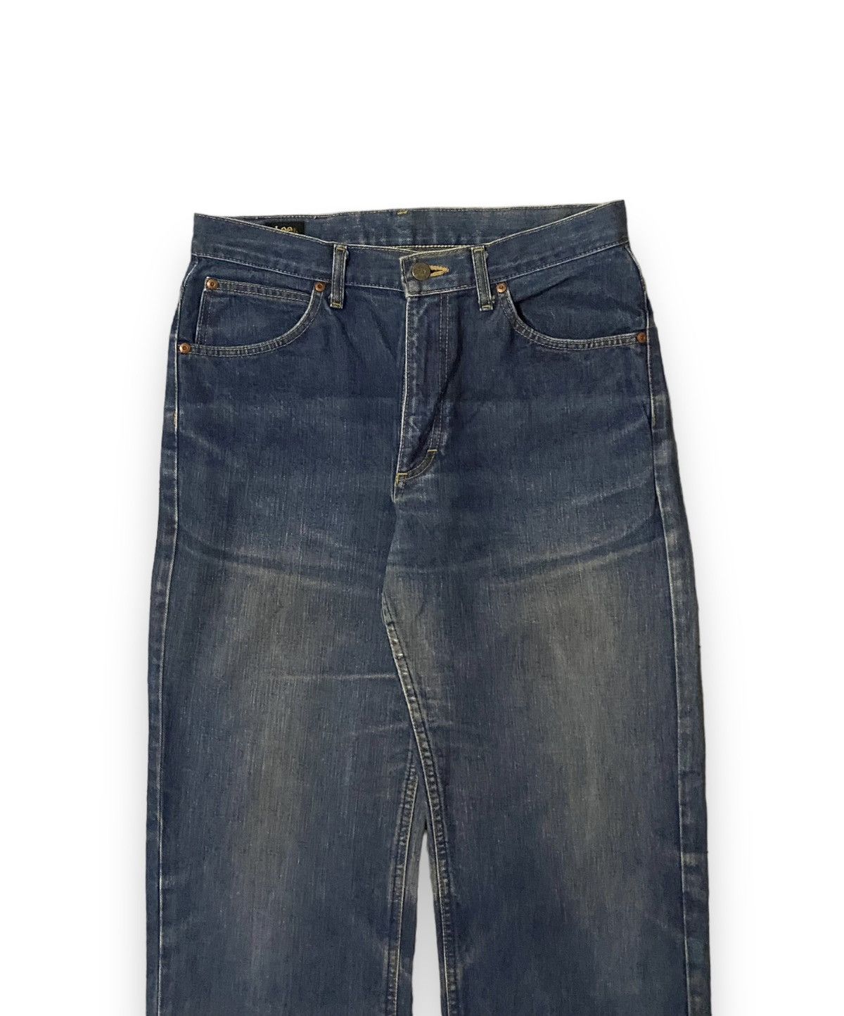 Japanese Brand × Lee × Vintage Men Jean Lee Rider 1014 Dirty Distressed Straight Loose Size US 30 / EU 46 - 4 Thumbnail
