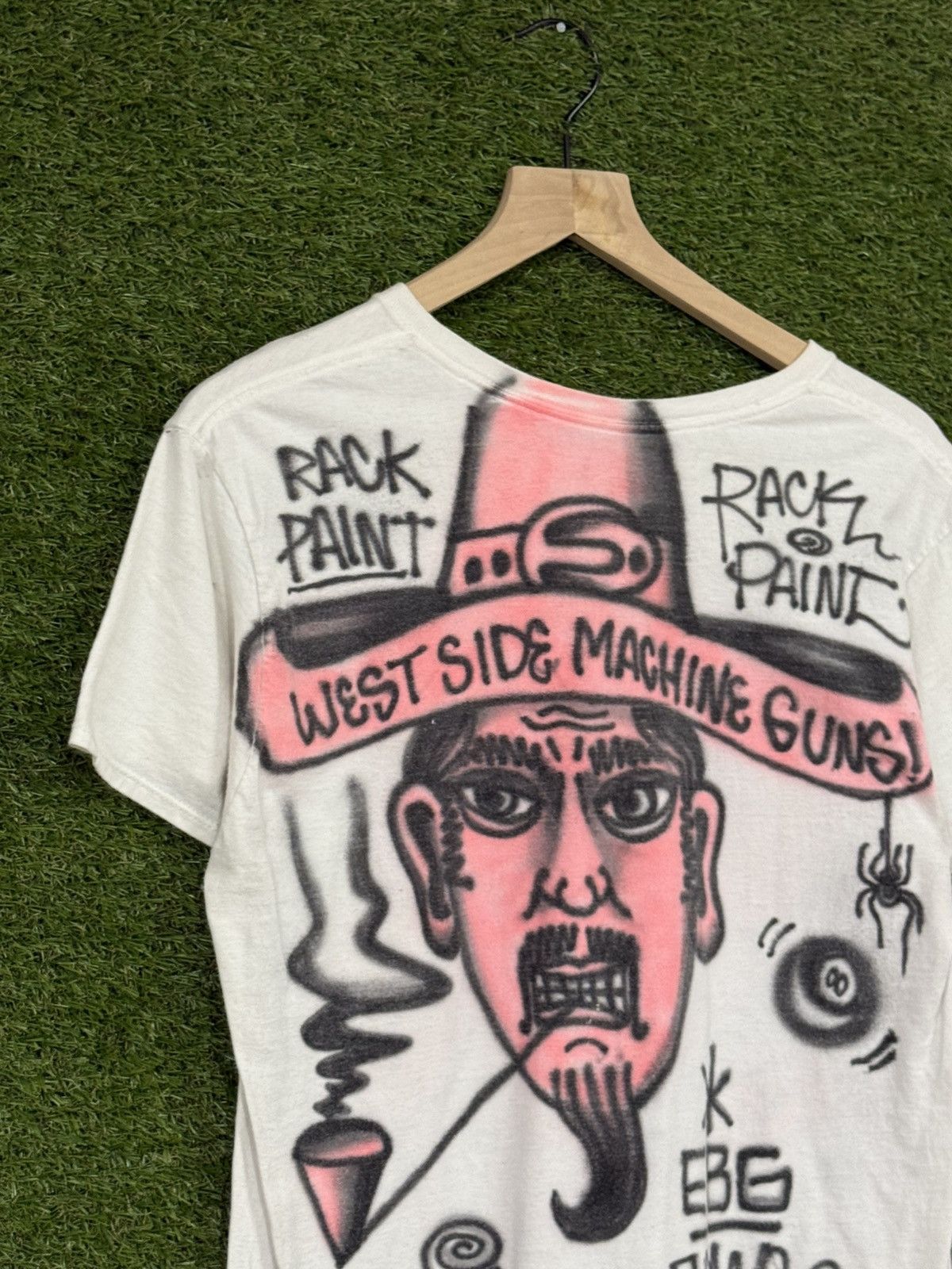 Vintage Vintage Graffiti Airbrushed Gang West Side Chicano Tee Size US M / EU 48-50 / 2 - 2 Thumbnail