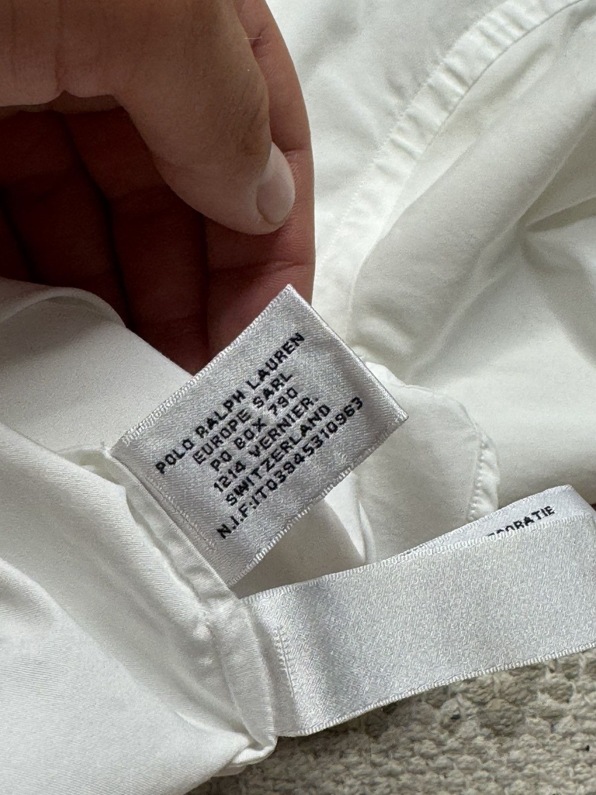 Vintage Ralph Lauren Black Label Luxury White Shirt size 2 Size XS / US 0-2 / IT 36-38 - 7 Thumbnail