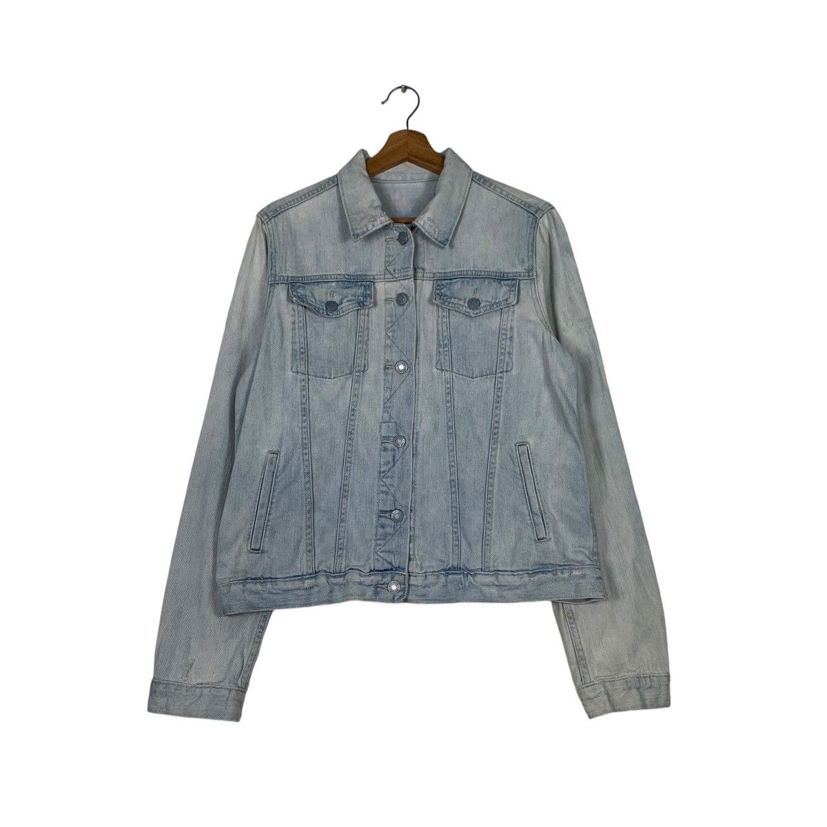Gap GAP 1969 Washed Denim Jacket #1290-C58 Size L / US 10 / IT 46 - 1 Thumbnail
