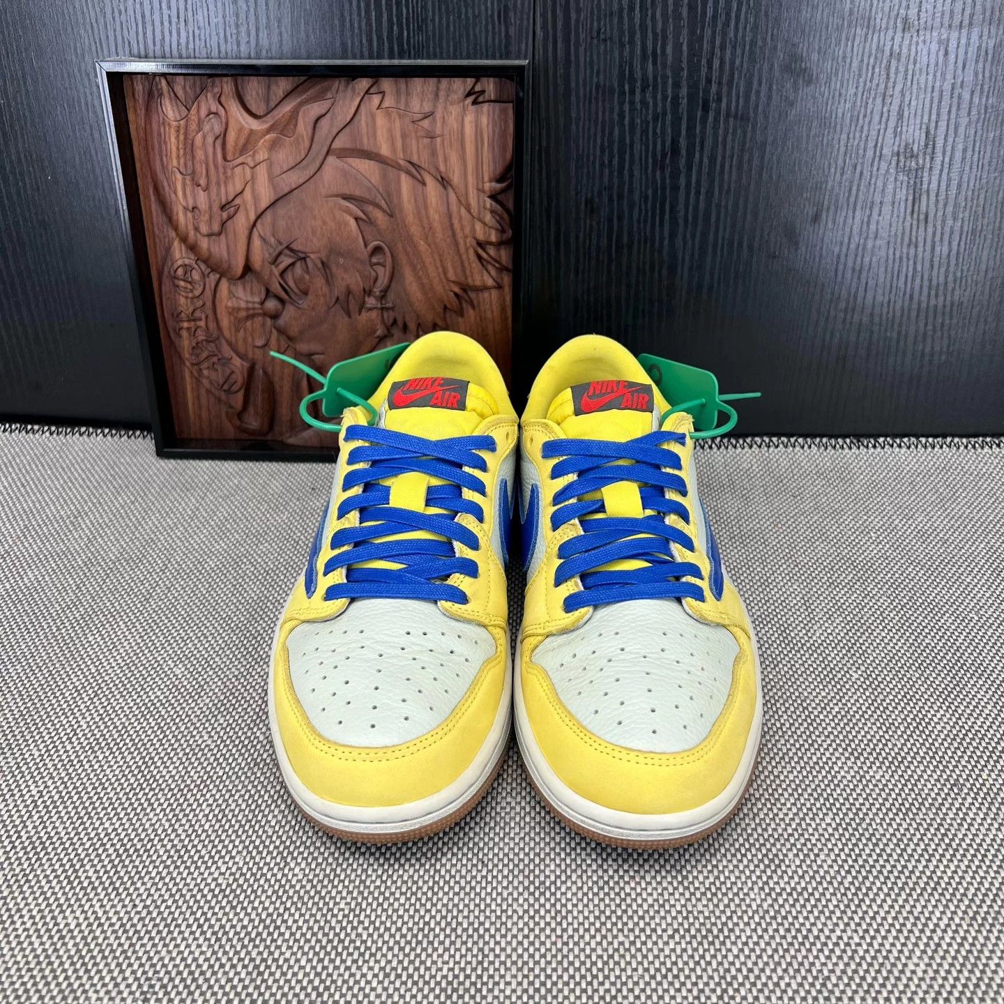 Nike AJ1 Low TS6.0 Yellow Hook 40.5 Size US 7.5 / EU 40-41 - 4 Thumbnail