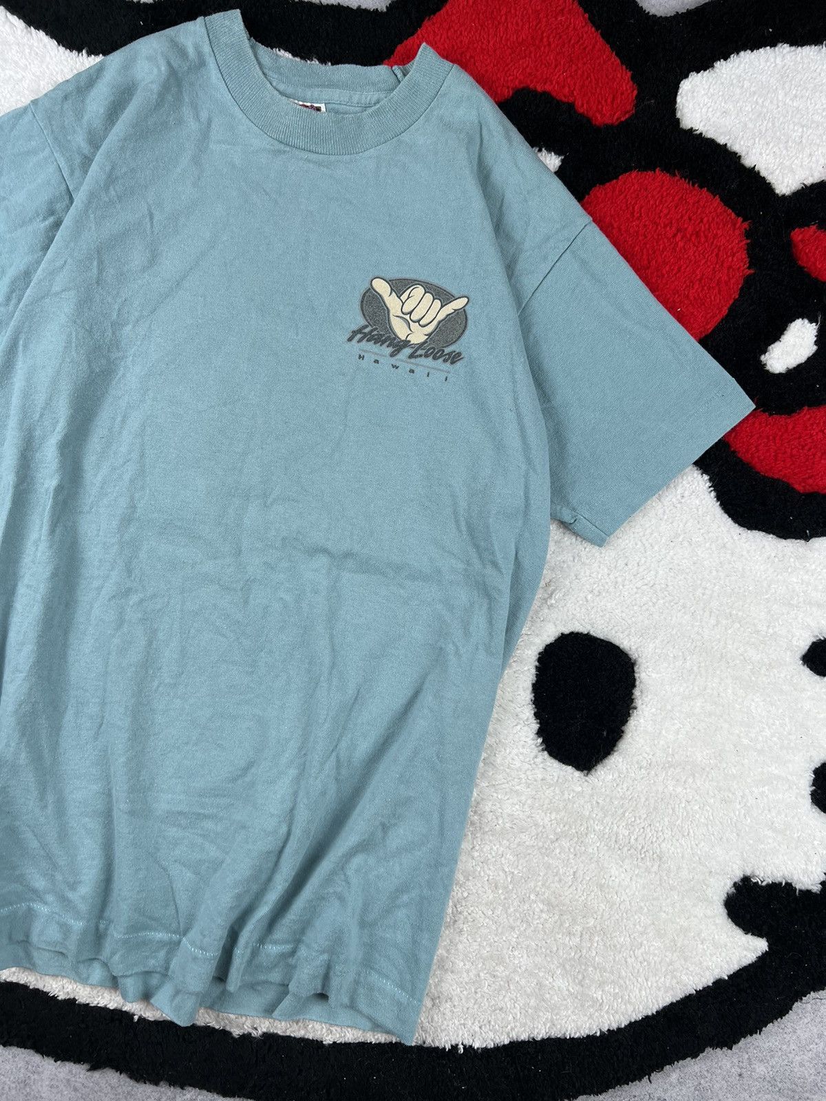 Other Vintage 90s Hang Loose Hawaii Y2K Surf Style Tee Shirt Size US M / EU 48-50 / 2 - 3 Thumbnail
