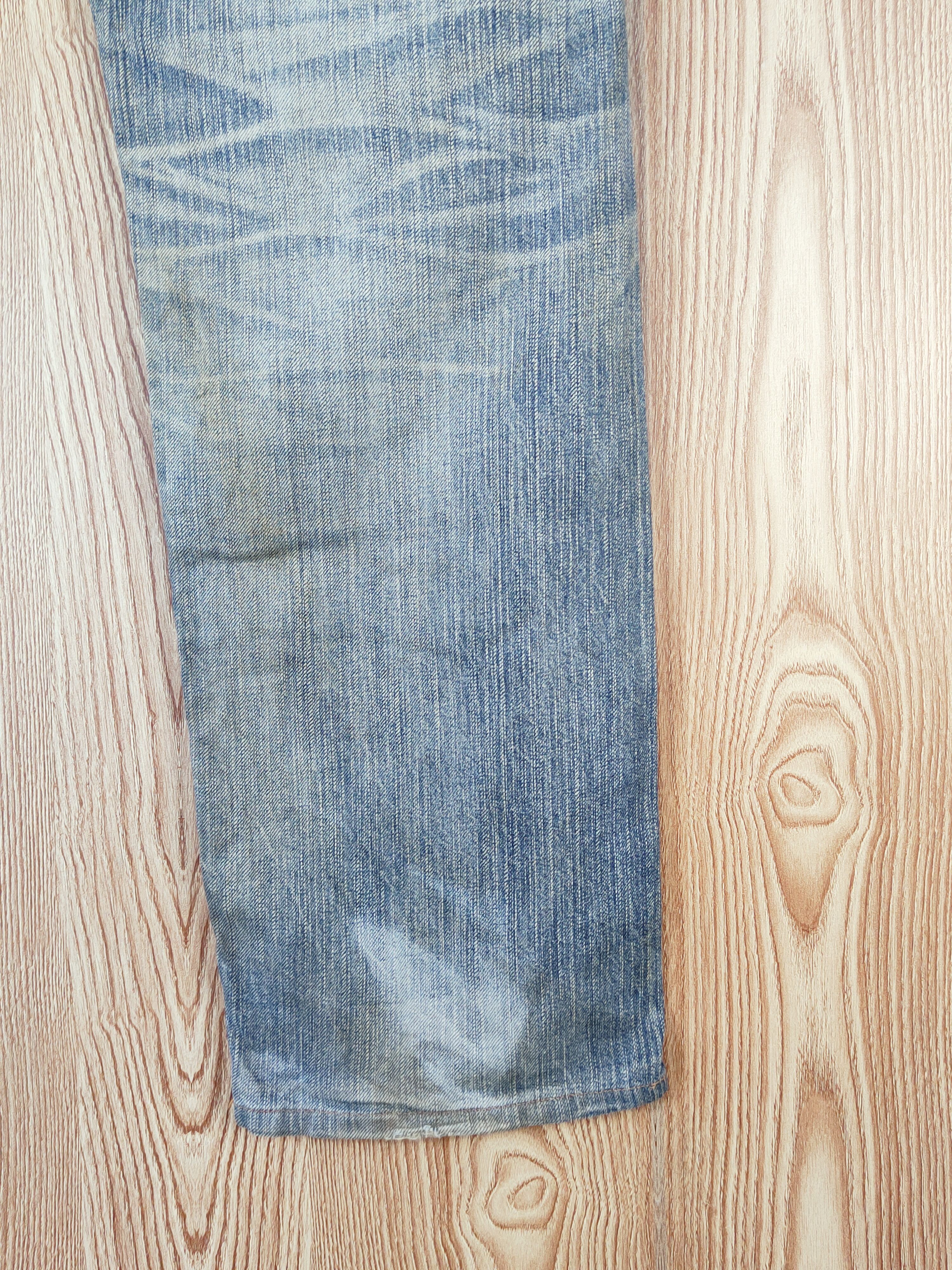 Edwin Edwin Blue Faded Distressed Ripped Jeans #W507 Size US 32 / EU 48 - 15 Thumbnail