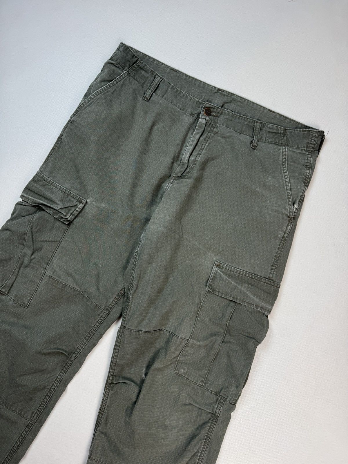 Carhartt Carhartt Vintage Work Regular Cargo Pants Trousers Distress Size US 36 / EU 52 - 11 Thumbnail