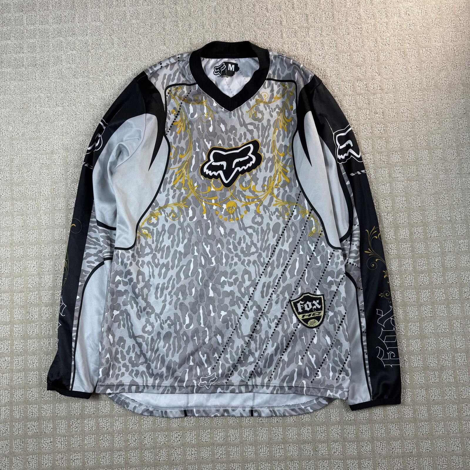 Fox Racing Y2K Fox Racing Leopard Moto Jersey Women’s M Size M / US 6-8 / IT 42-44 - 1 Thumbnail