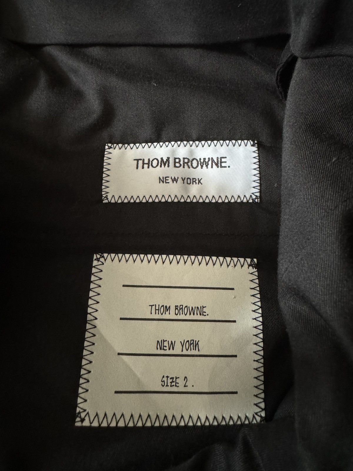Thom Browne Single Pleated Trouser in salt shrink cotton Size US 32 / EU 48 - 4 Thumbnail