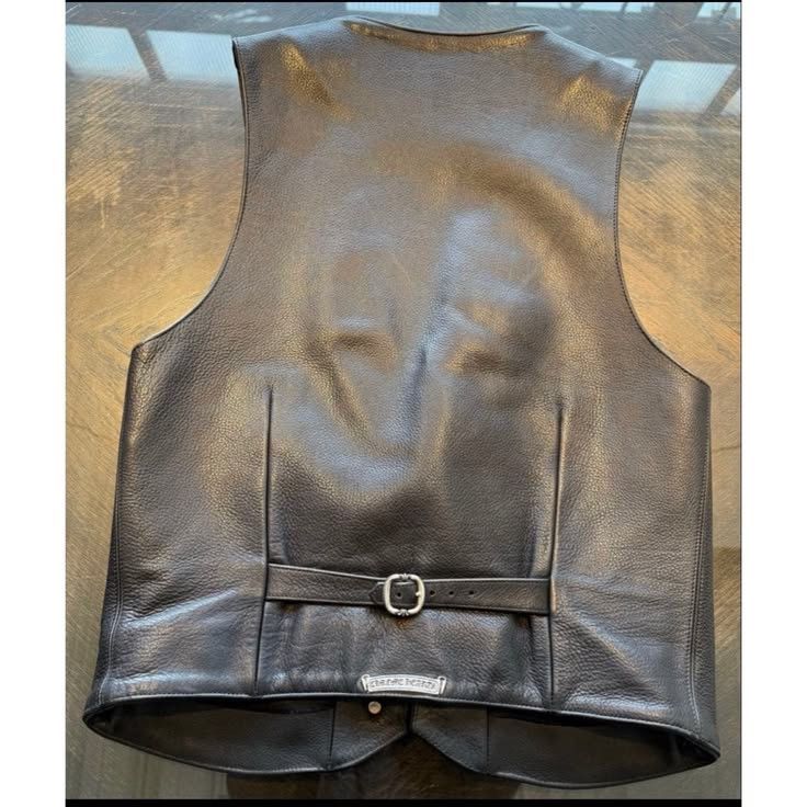 Chrome Hearts CH 8B Leather Vest Size US S / EU 44-46 / 1 - 12 Thumbnail