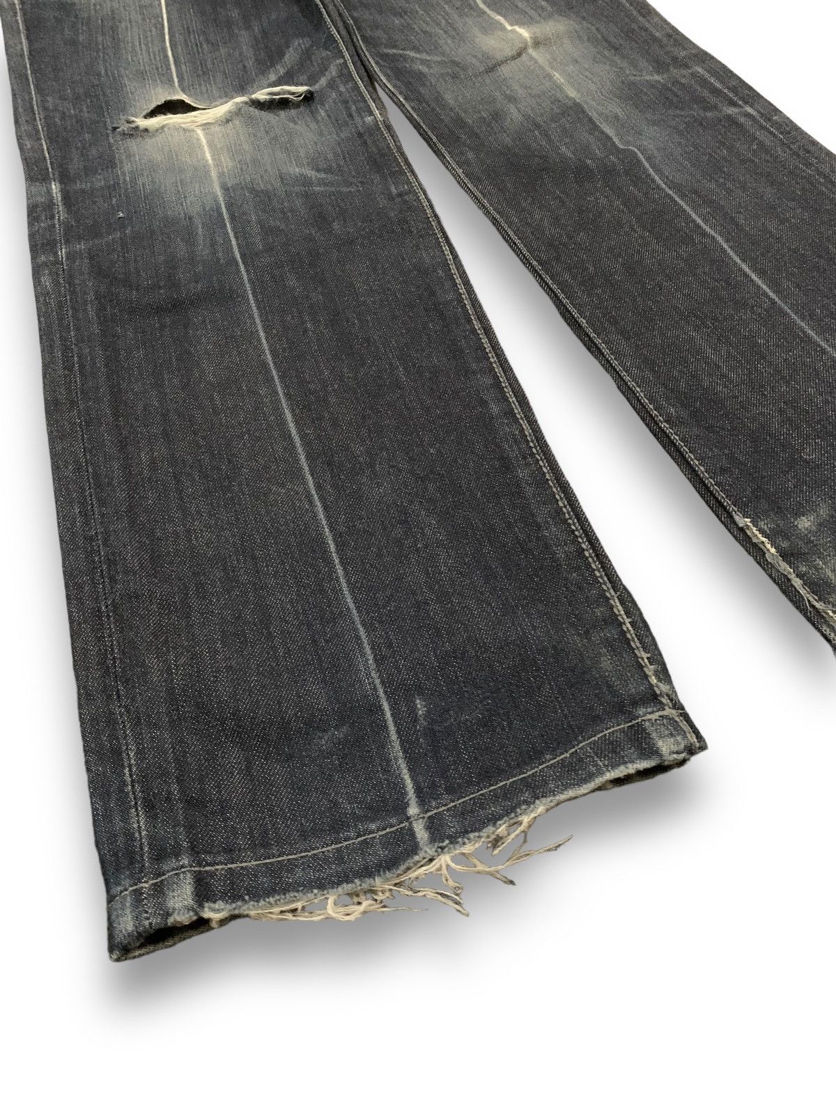 JOSEPH HOMME Vintage Joseph Homme Japan Dark Blue Washed Distressed Jeans Size US 30 / EU 46 - 7 Thumbnail