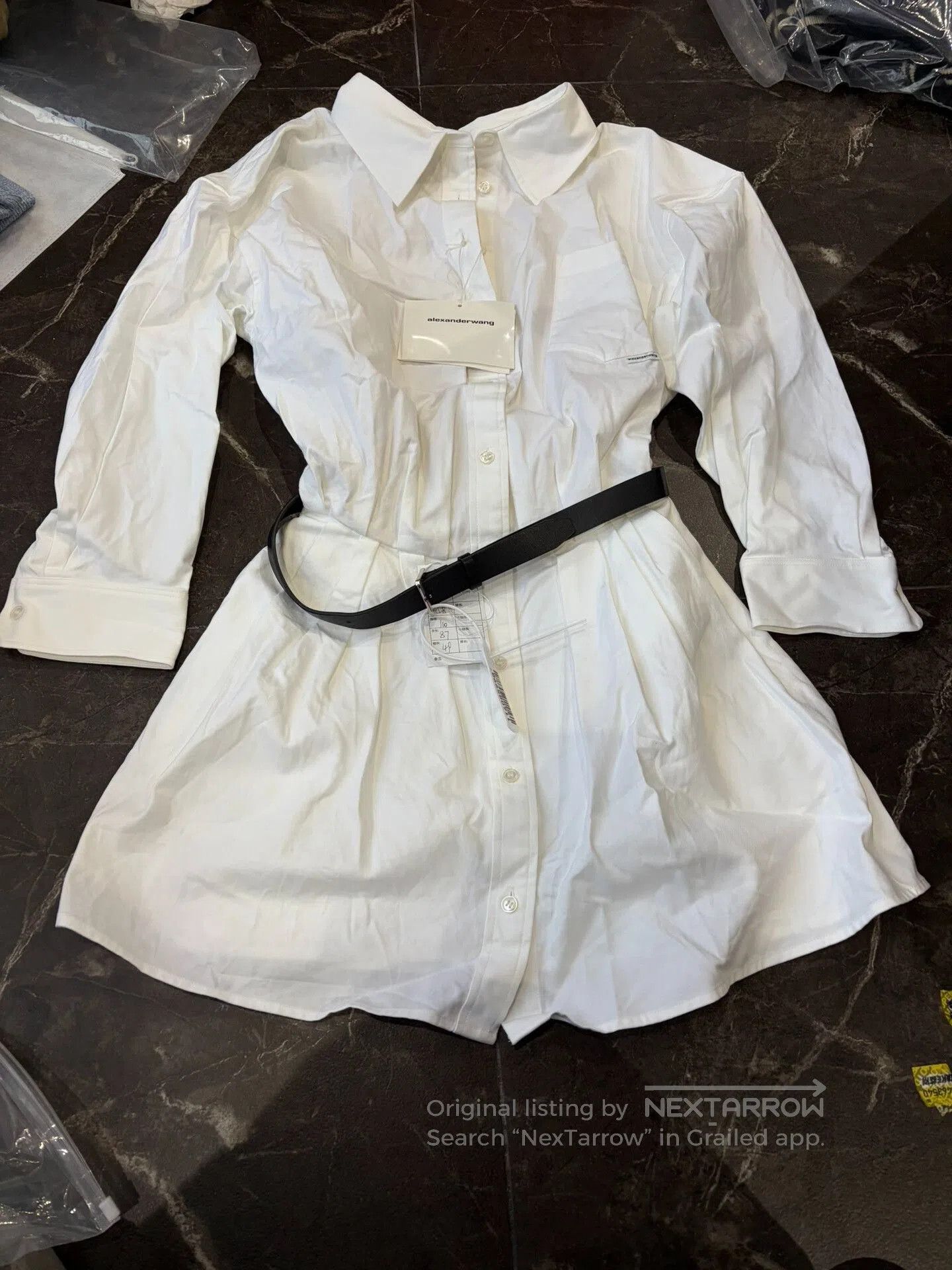 Alexander Wang Alexander Wang White Shirt Dress. Size M / US 6-8 / IT 42-44 - 1 Thumbnail