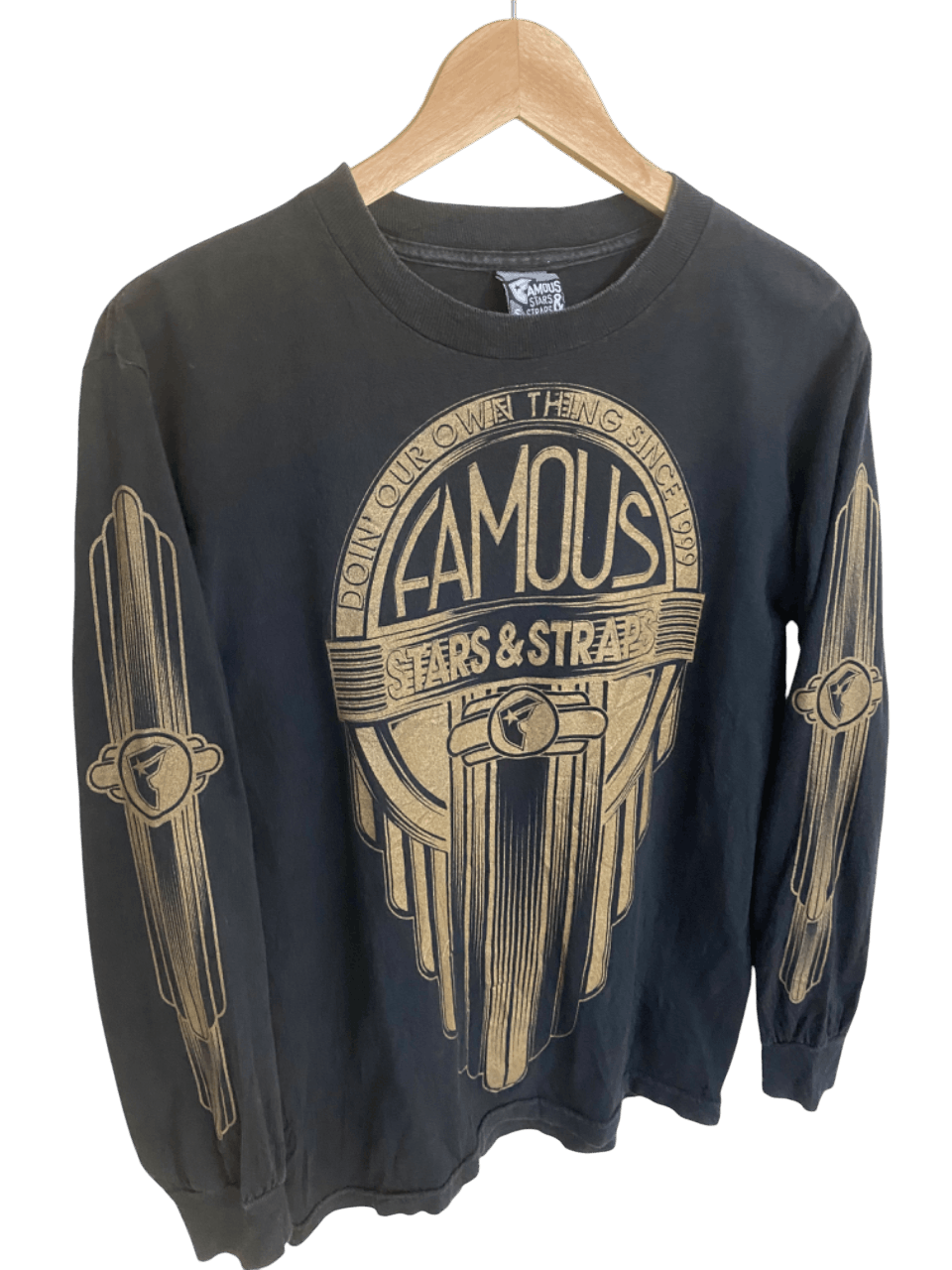 Famous Stars And Straps × Fuck The Population Y2K Big Logo Long Sleeve Shirt Size US S / EU 44-46 / 1 - 3 Thumbnail
