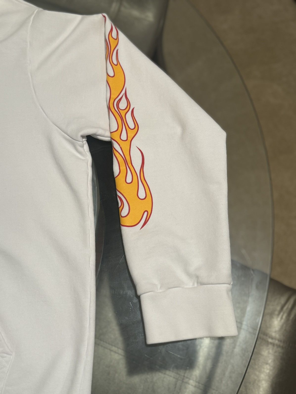 Palm Angels Palm Angels Graffiti Flames Hoodie Size US XL / EU 56 / 4 - 4 Thumbnail