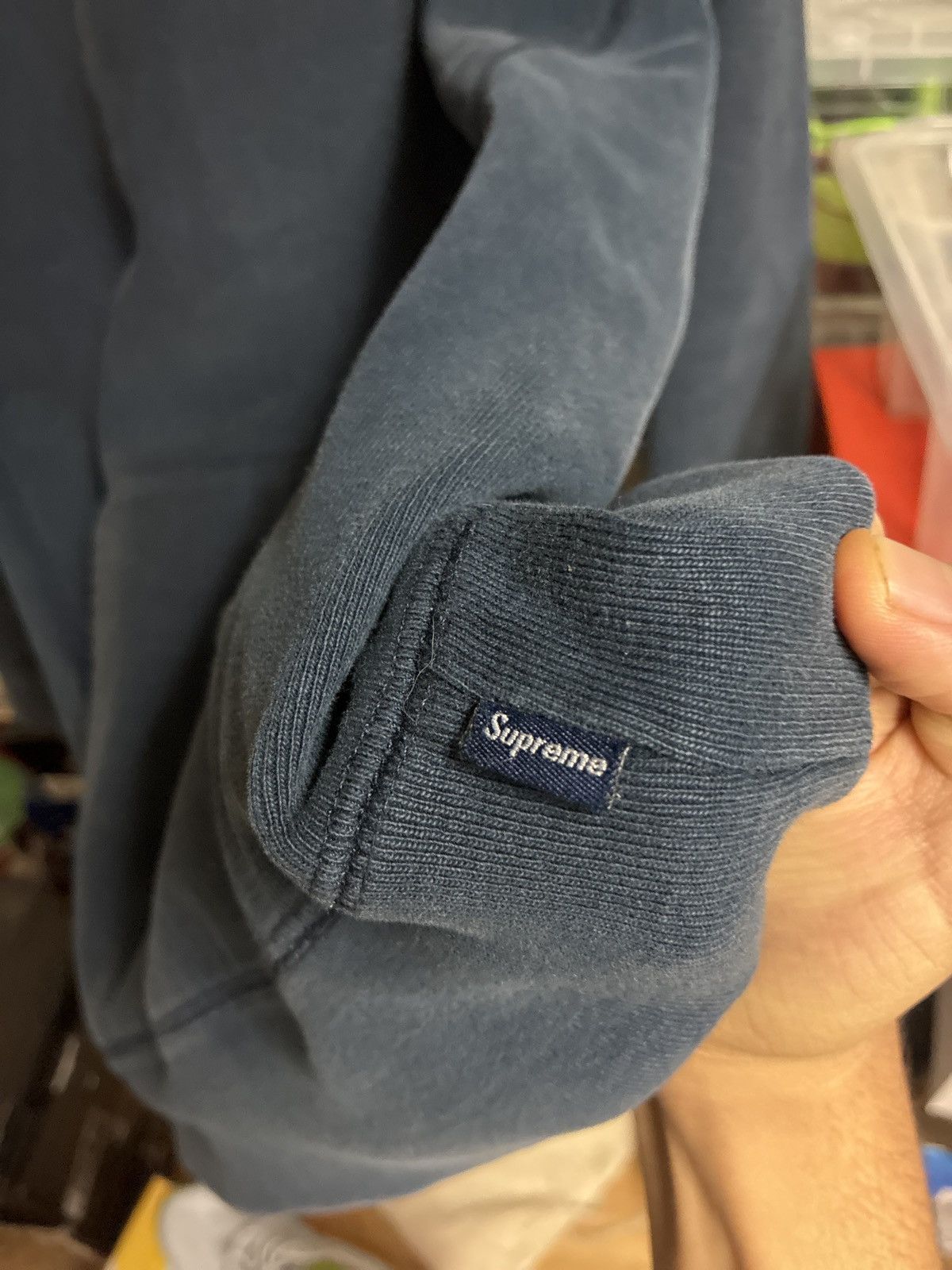 Supreme Supreme Box Logo Hoodie FW16 - Navy blue Size US L / EU 52-54 / 3 - 3 Thumbnail