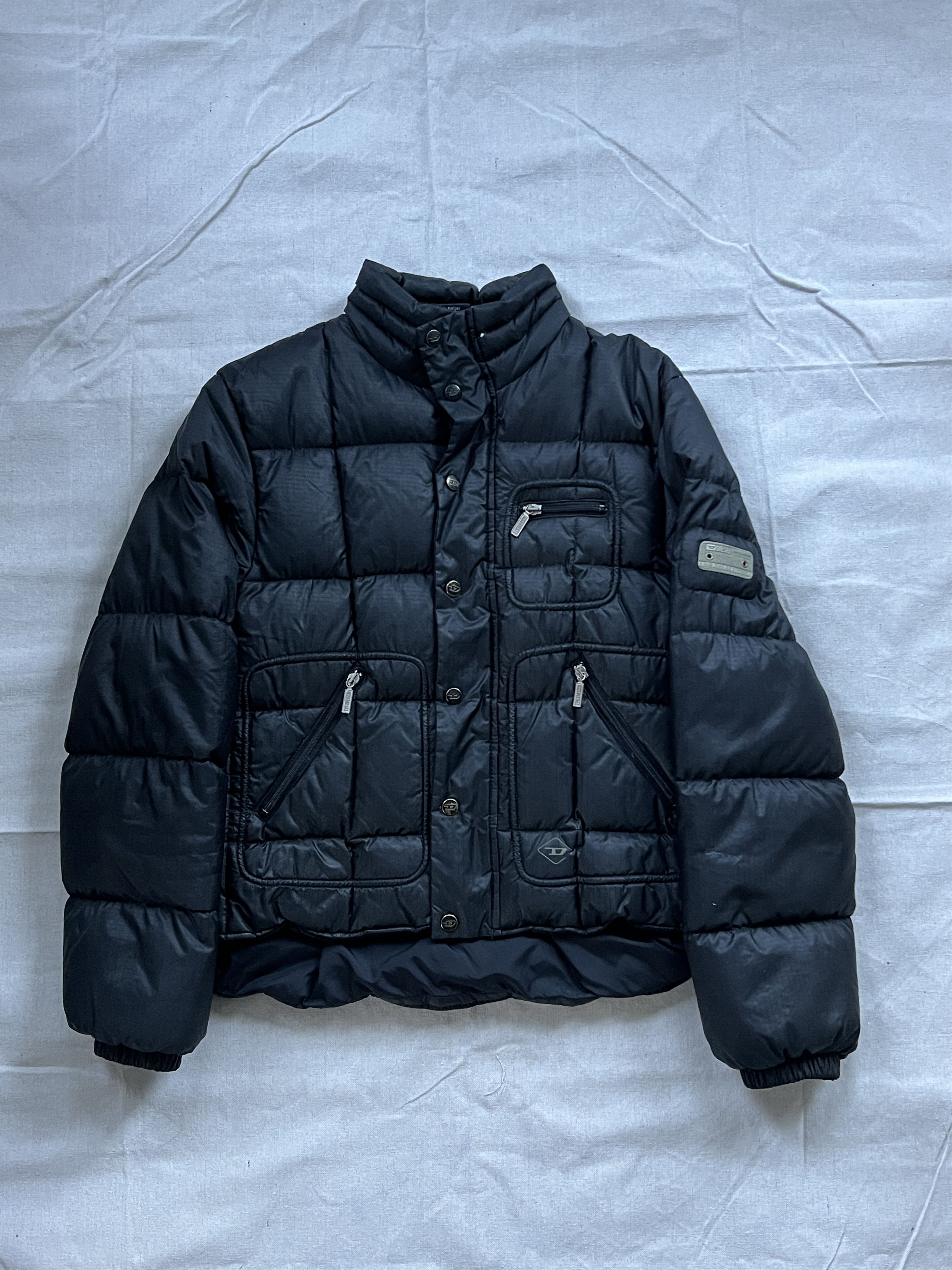 image of Archival Clothing x Desiel Sub Zero Ice Station Puffer in Black, Men's (Size Medium)