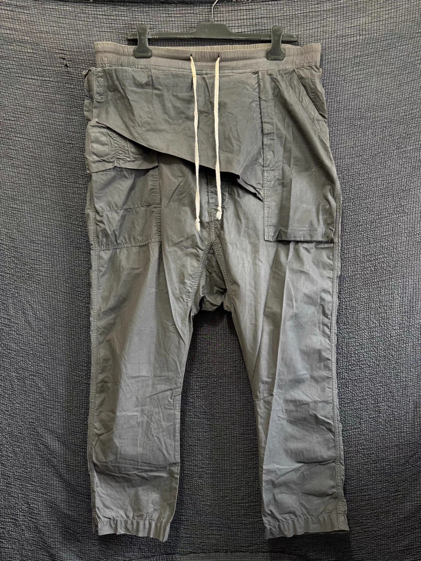 Rick Owens Rick Owens 15SS straight-leg drop-crotch pants Size US 33 - 1 Thumbnail