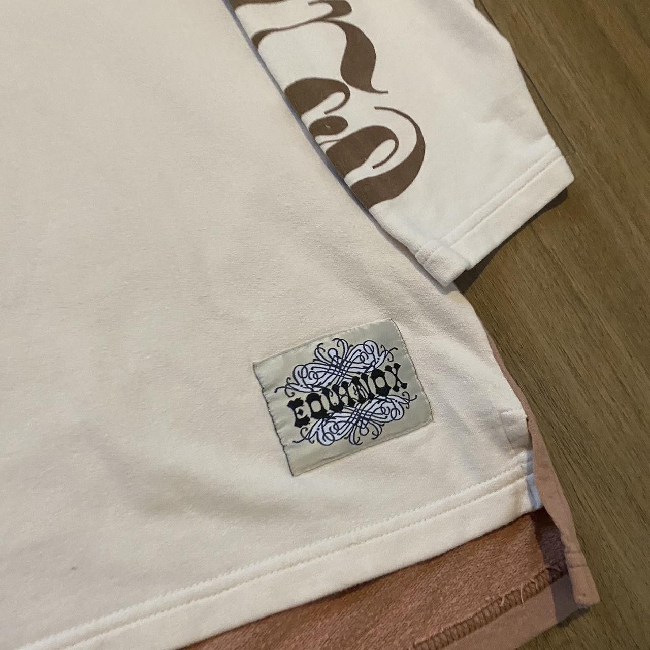 Other Cream and brown long sleeve shirt Rap Hip Hop Size US L / EU 52-54 / 3 - 6 Thumbnail