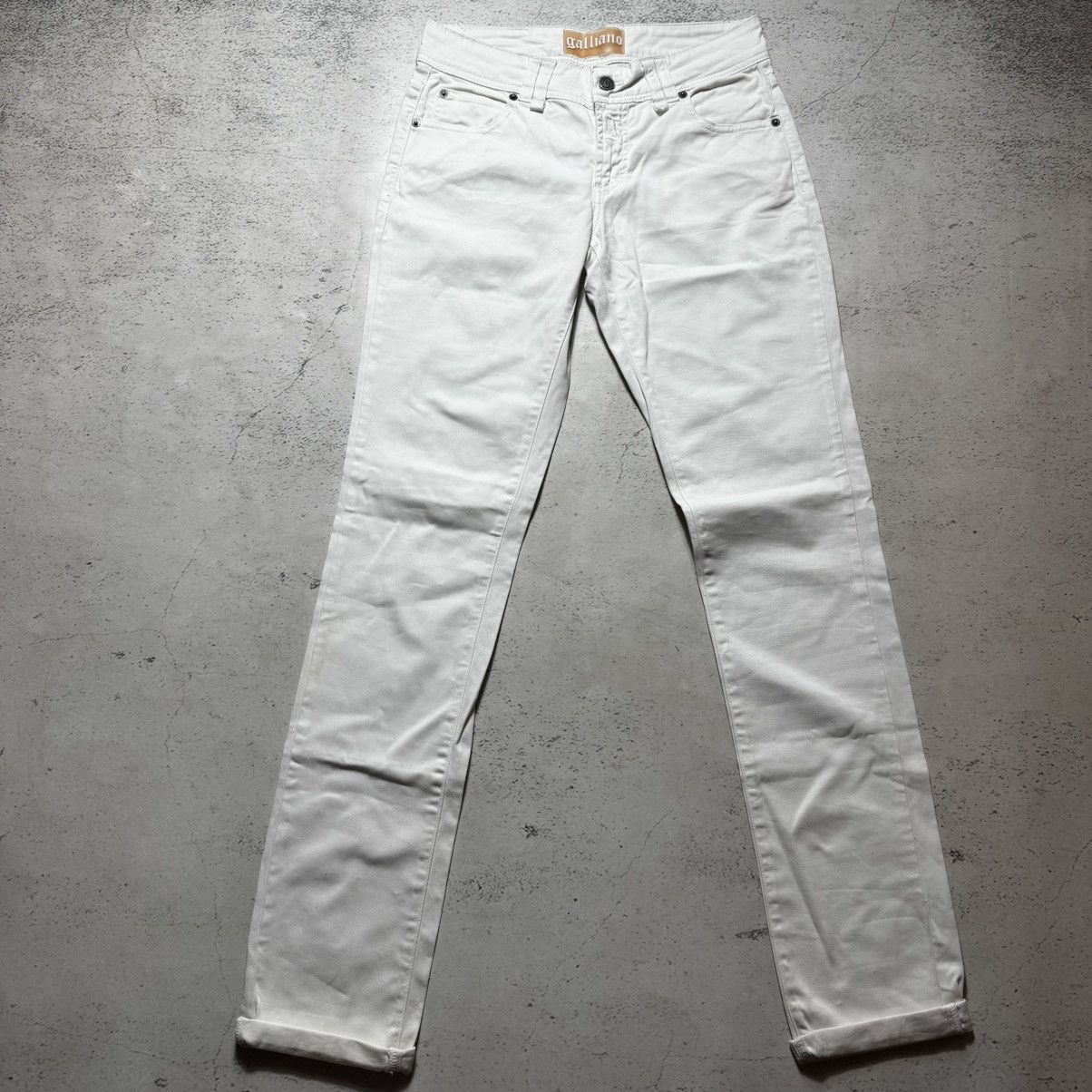 John Galliano vintage john galliano jeans with big logo womens pants Size 29" - 5 Thumbnail