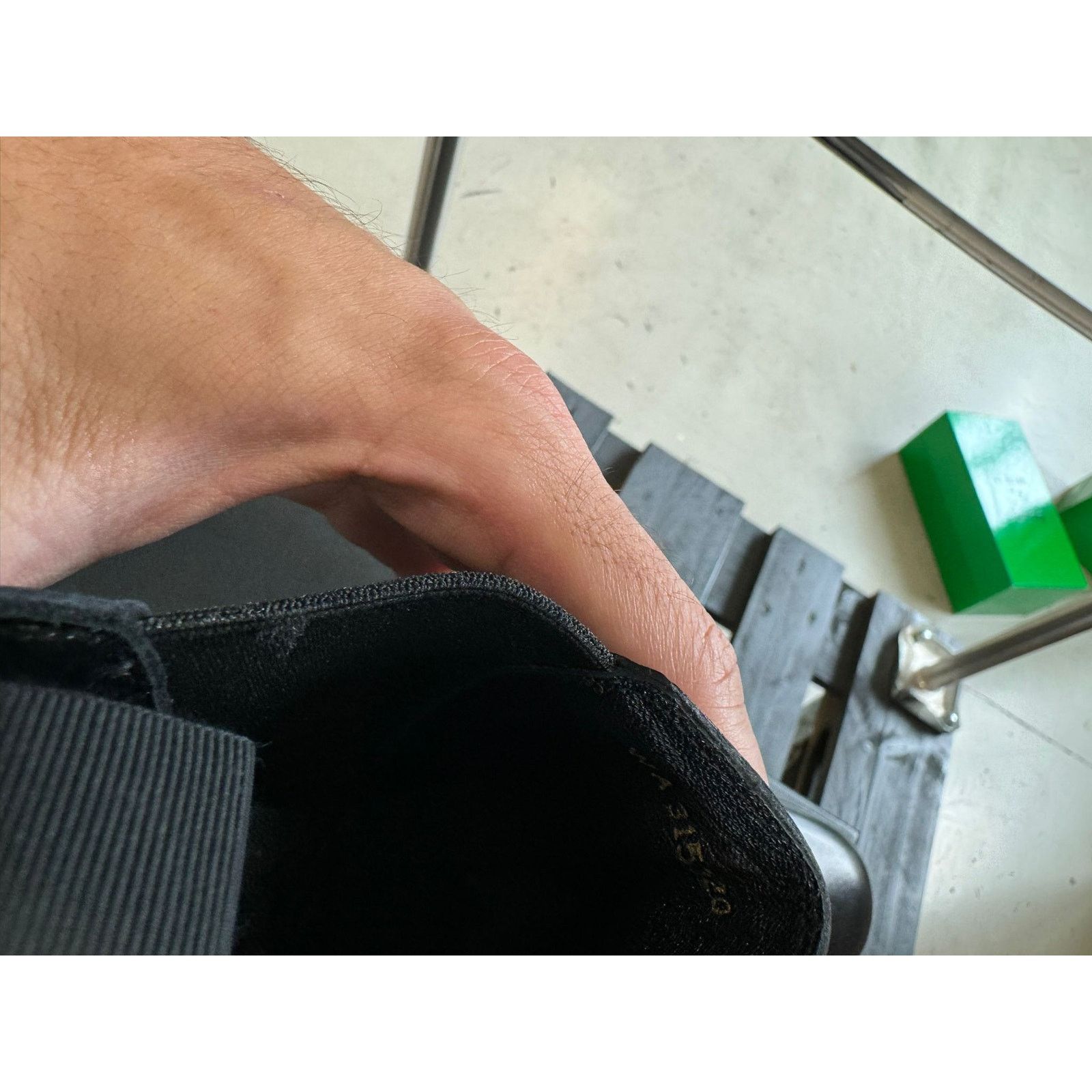 Saint Laurent Paris o1alsimx924 315320 Wyatt Chelsea Boots in Black Size US 7.5 / EU 40-41 - 9 Thumbnail