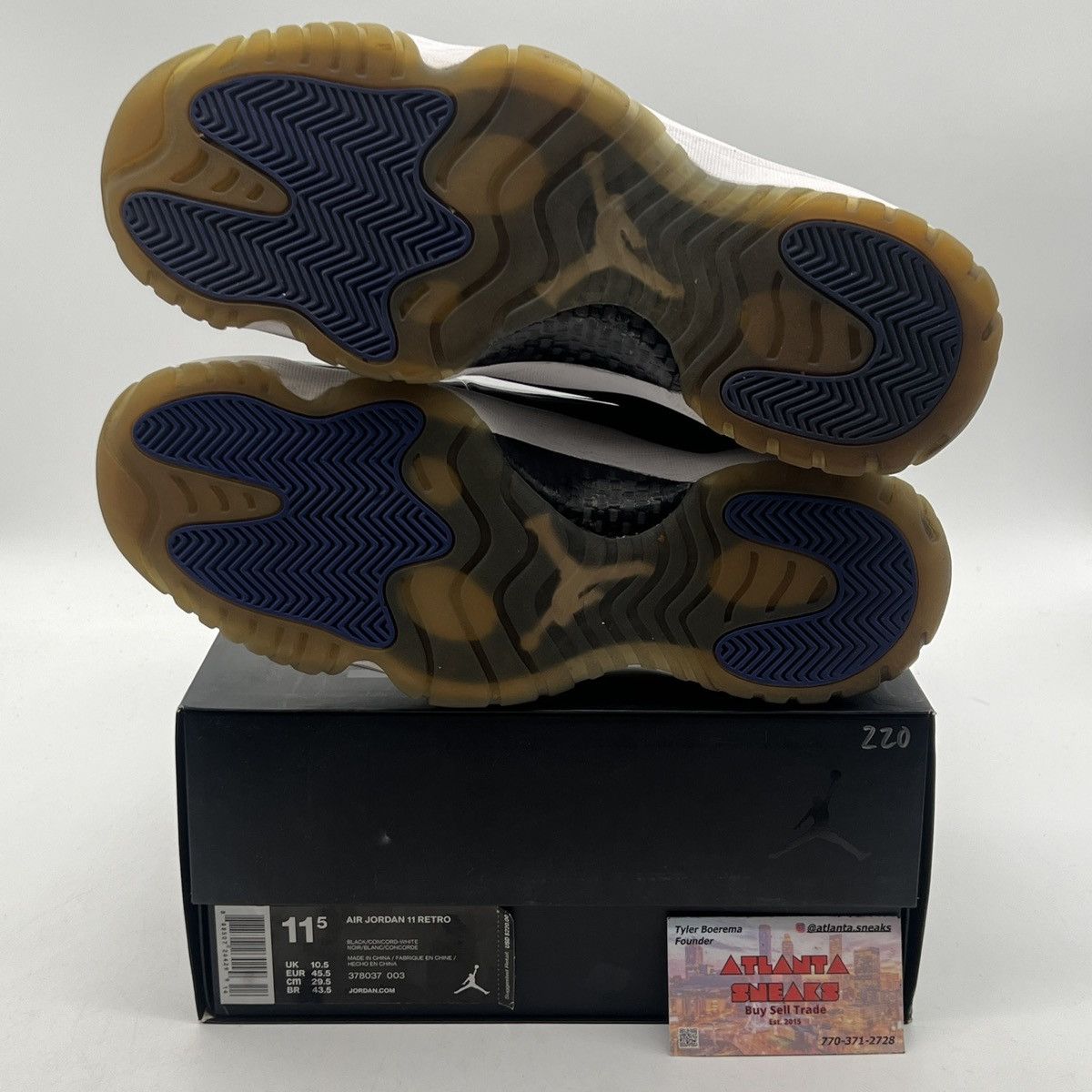 Jordan Brand Air Jordan 11 space jam Size US 11.5 / EU 44-45 - 8 Thumbnail