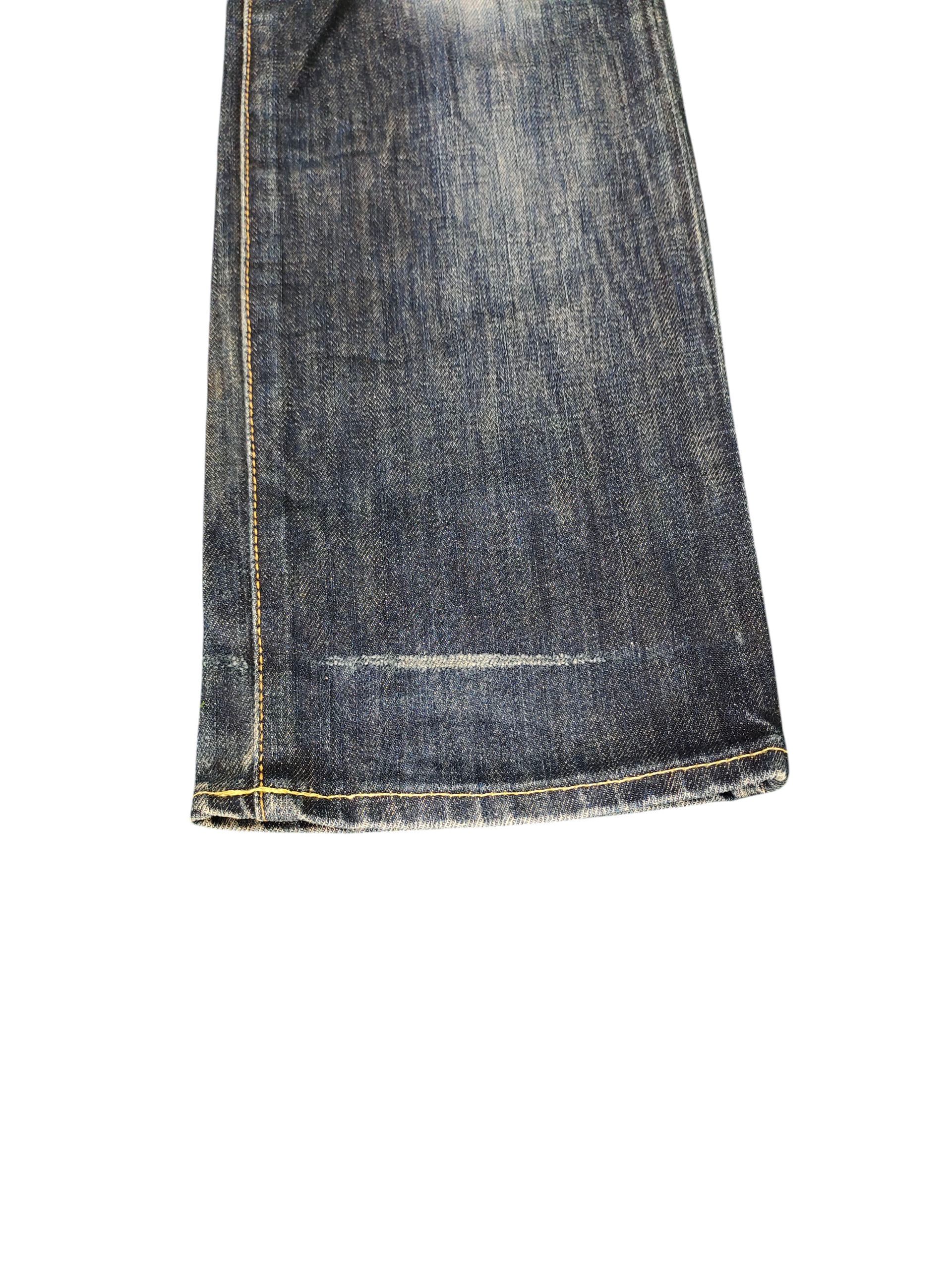 Polo Ralph Lauren Vintage Polo Ralph Lauren Varick Slim Straight Distress Jean Size US 31 - 5 Thumbnail
