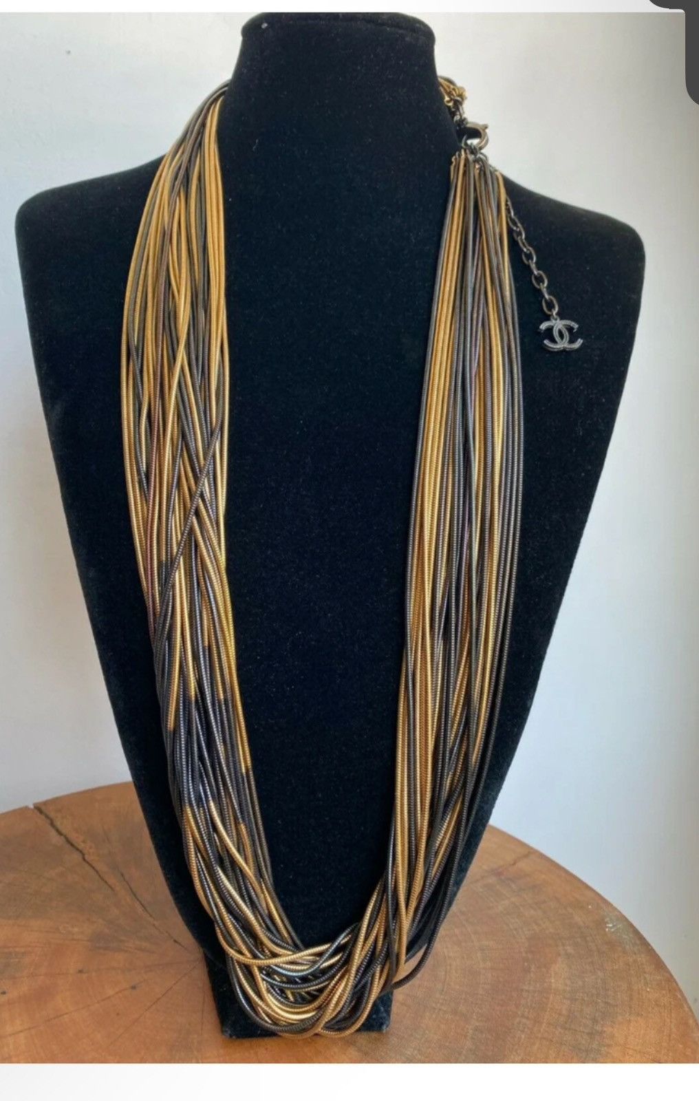 Chanel Authentic Chanel Ultra RARE Runway Multi Chain Necklace Size ONE SIZE - 1 Thumbnail
