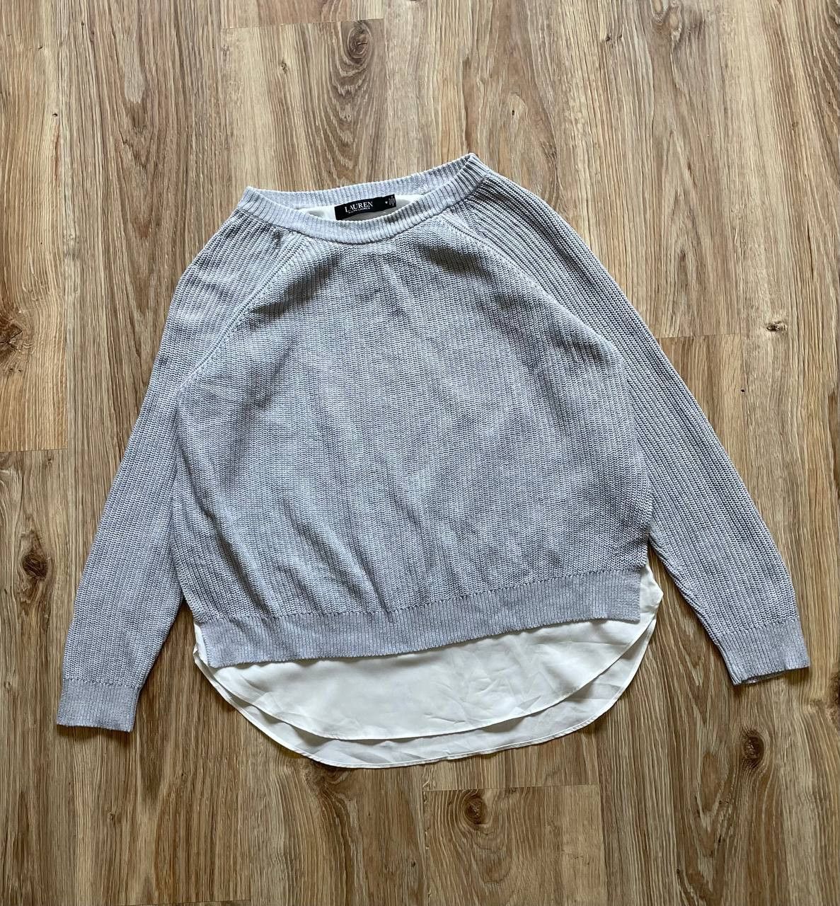 Polo Ralph Lauren Ralph Lauren Women’s Large Layered HemTop Crew Neck Sweater Size M / US 6-8 / IT 42-44 - 1 Thumbnail