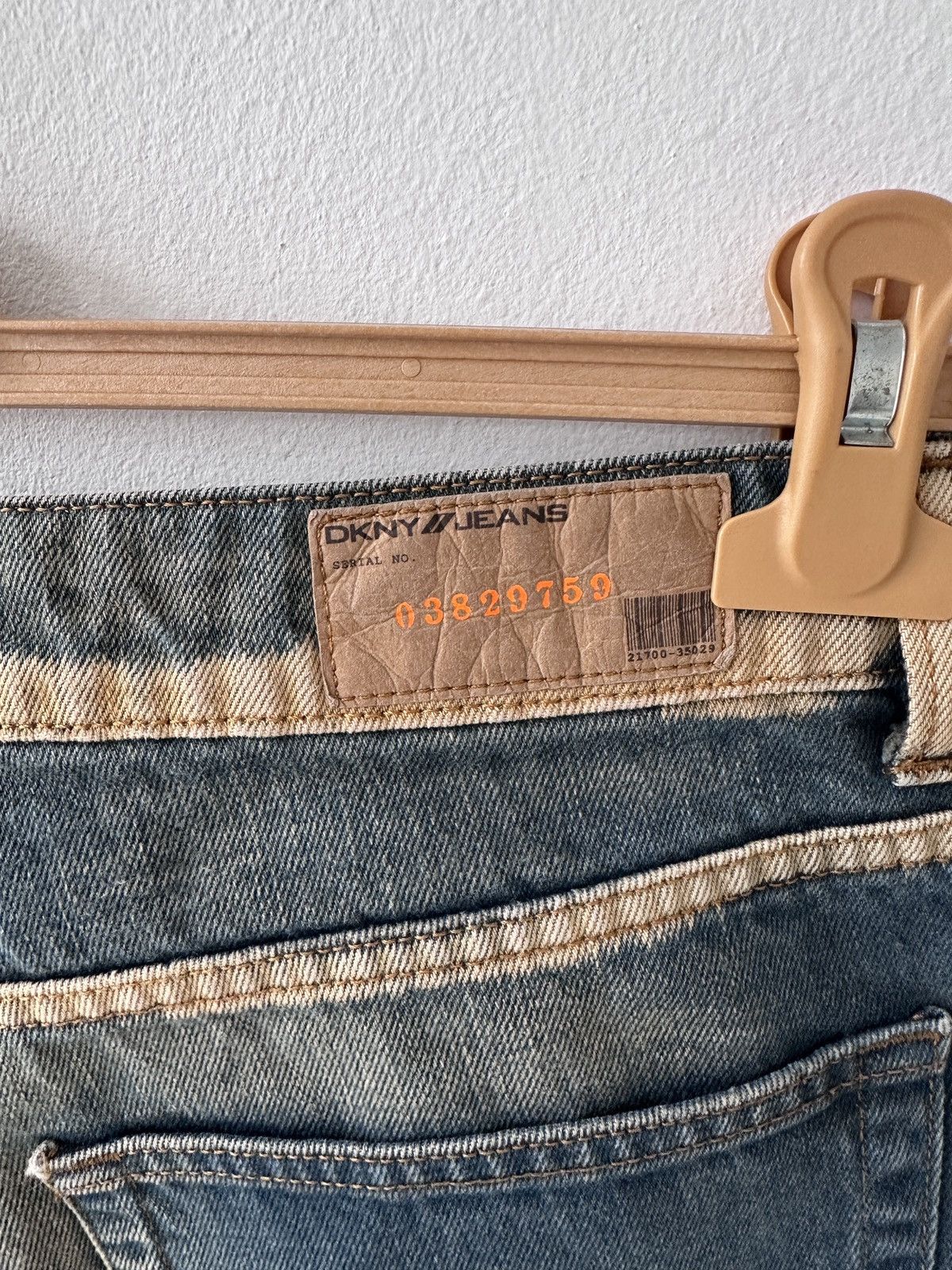 If Six Was Nine × Japanese Brand Distressed Flare Baggy Wide Leg Denim Jeans DKNY Size US 34 / EU 50 - 11 Thumbnail