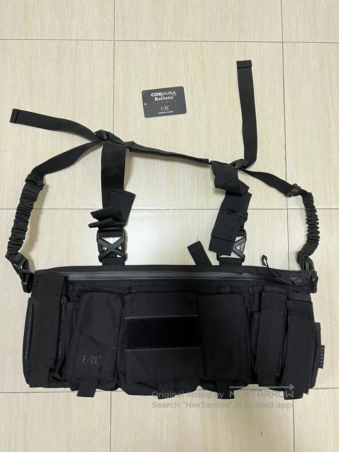 F/CE black utility vest bag from f/ce. Size US M / EU 48-50 / 2 - 8 Thumbnail