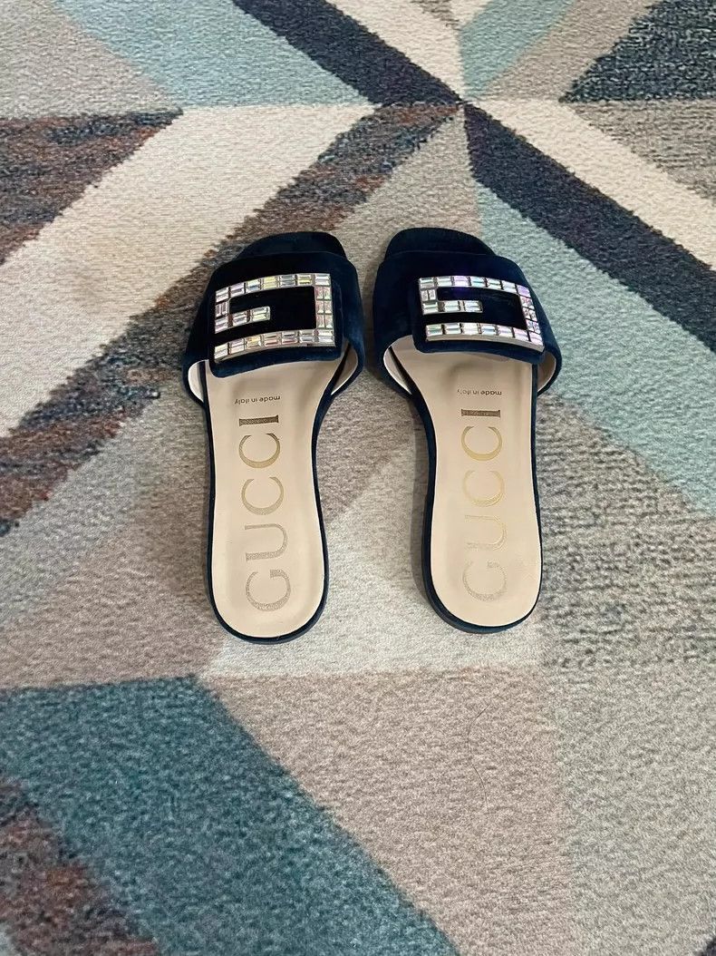 Gucci Gucci Women's Slippers Size 35-2506 Size US 6 / IT 36 - 3 Thumbnail