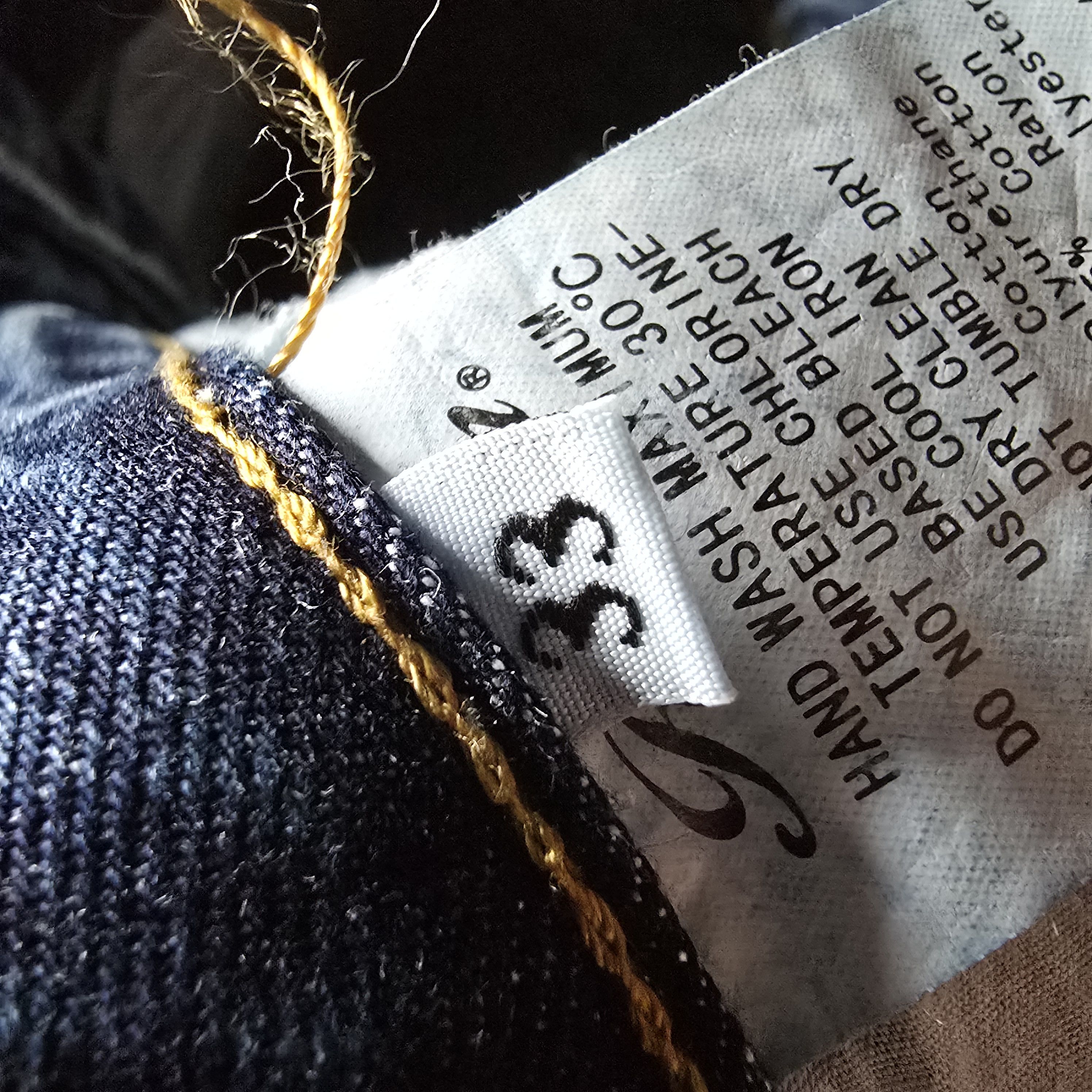 If Six Was Nine × Roen Roen - Punk Skull, Love and Peace Distressed Denim Size US 33 - 7 Thumbnail