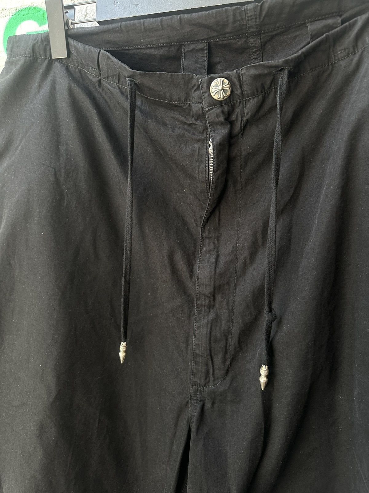 Chrome Hearts Chrome Hearts Black Parachute Jeans Pants fits 32-42 Size US 40 / EU 56 - 2 Thumbnail