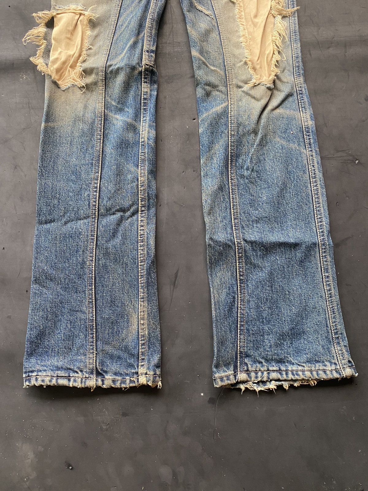 If Six Was Nine 💸BINDINGOFFER💸Ossa mondo japanese denim distressed archived Size US 29 - 3 Thumbnail