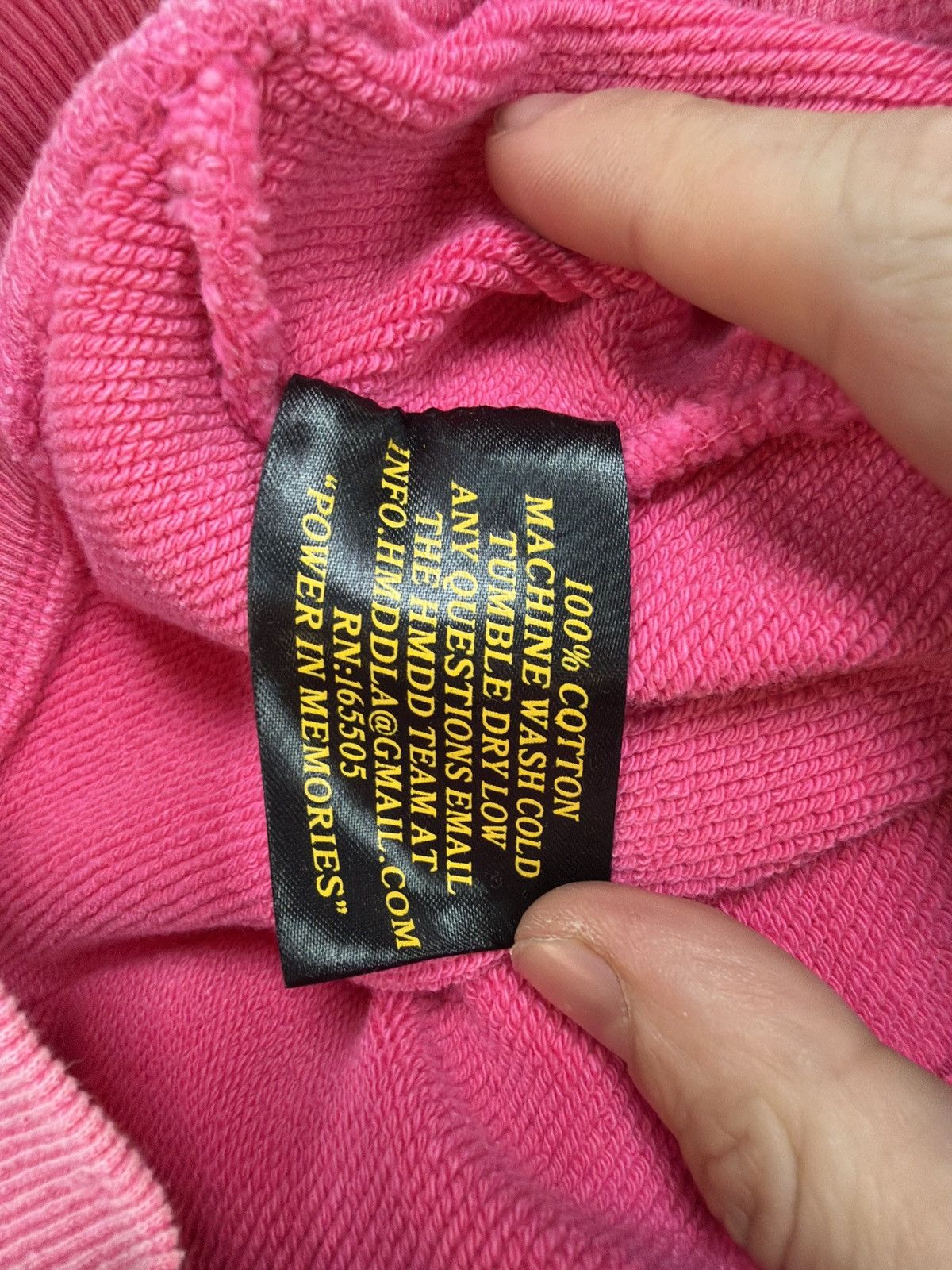 HMDD Pink Happy Memories bubblegum Hoodie Size US XS / EU 42 / 0 - 4 Thumbnail