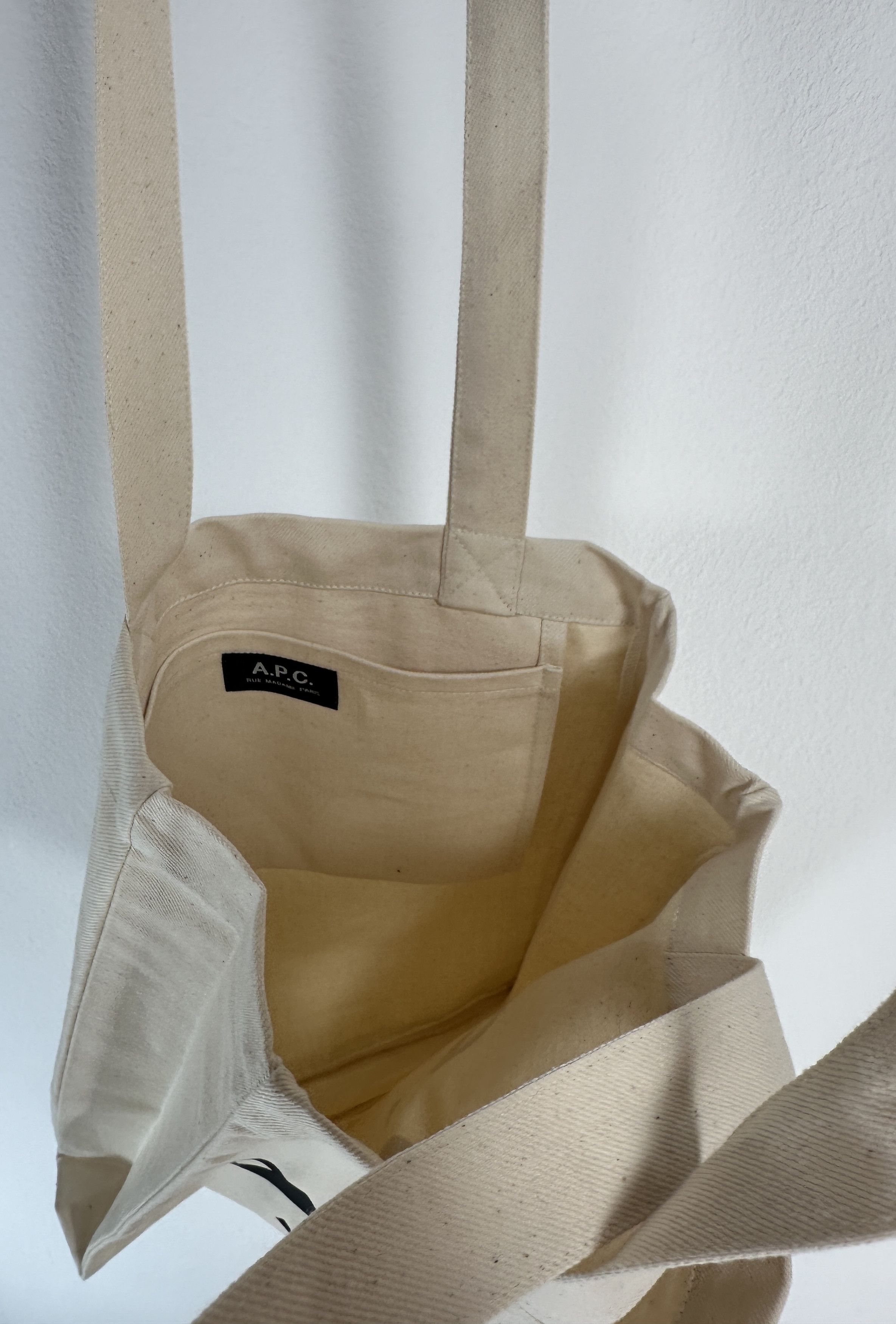 A.P.C. Laure Tote bag Ecru Size ONE SIZE - 5 Thumbnail