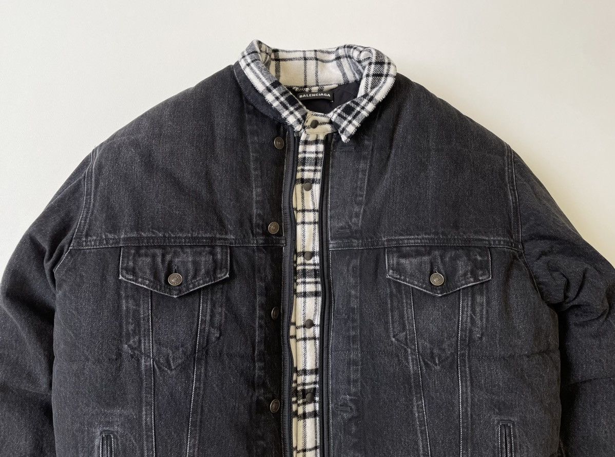 Balenciaga A/W 18 Triple 3 Layer Denim Jacket Size US M / EU 48-50 / 2 - 2 Thumbnail